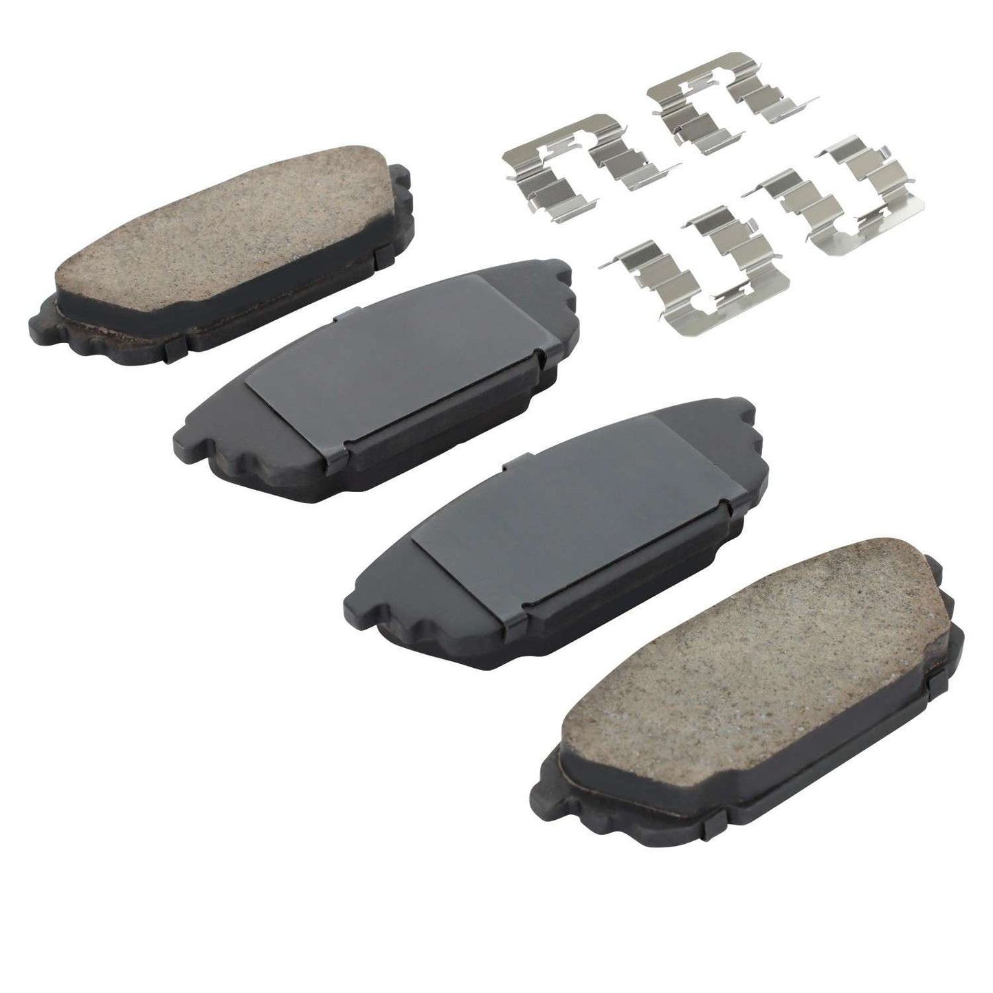 Angle View of Rear Disc Brake Pad Set MPA 1003-0892C