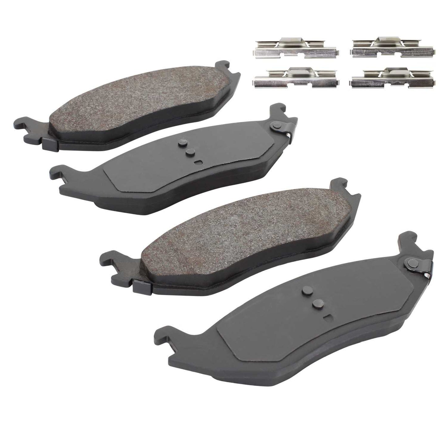 Angle View of Rear Disc Brake Pad Set MPA 1003-0898M