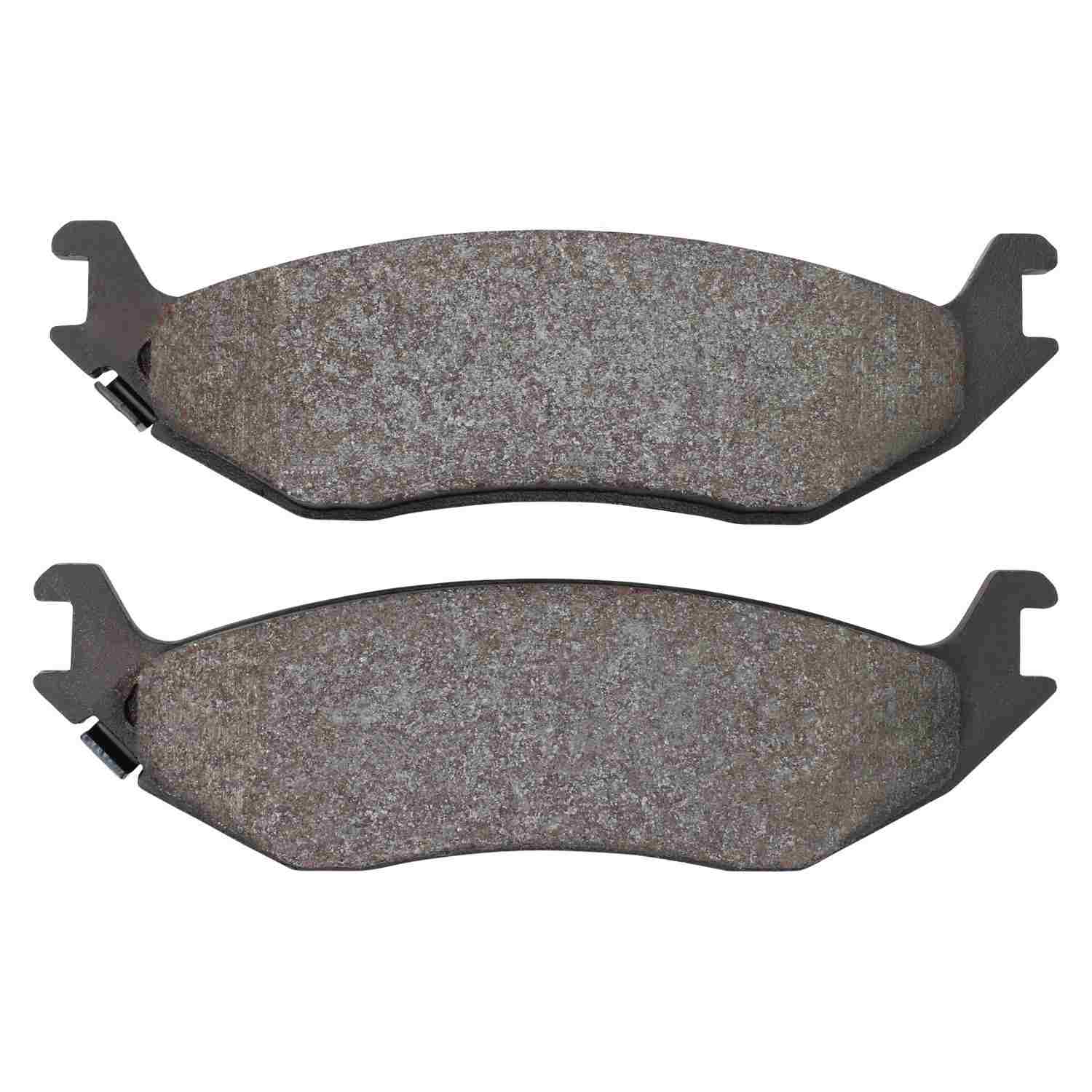 Front View of Rear Disc Brake Pad Set MPA 1003-0898M