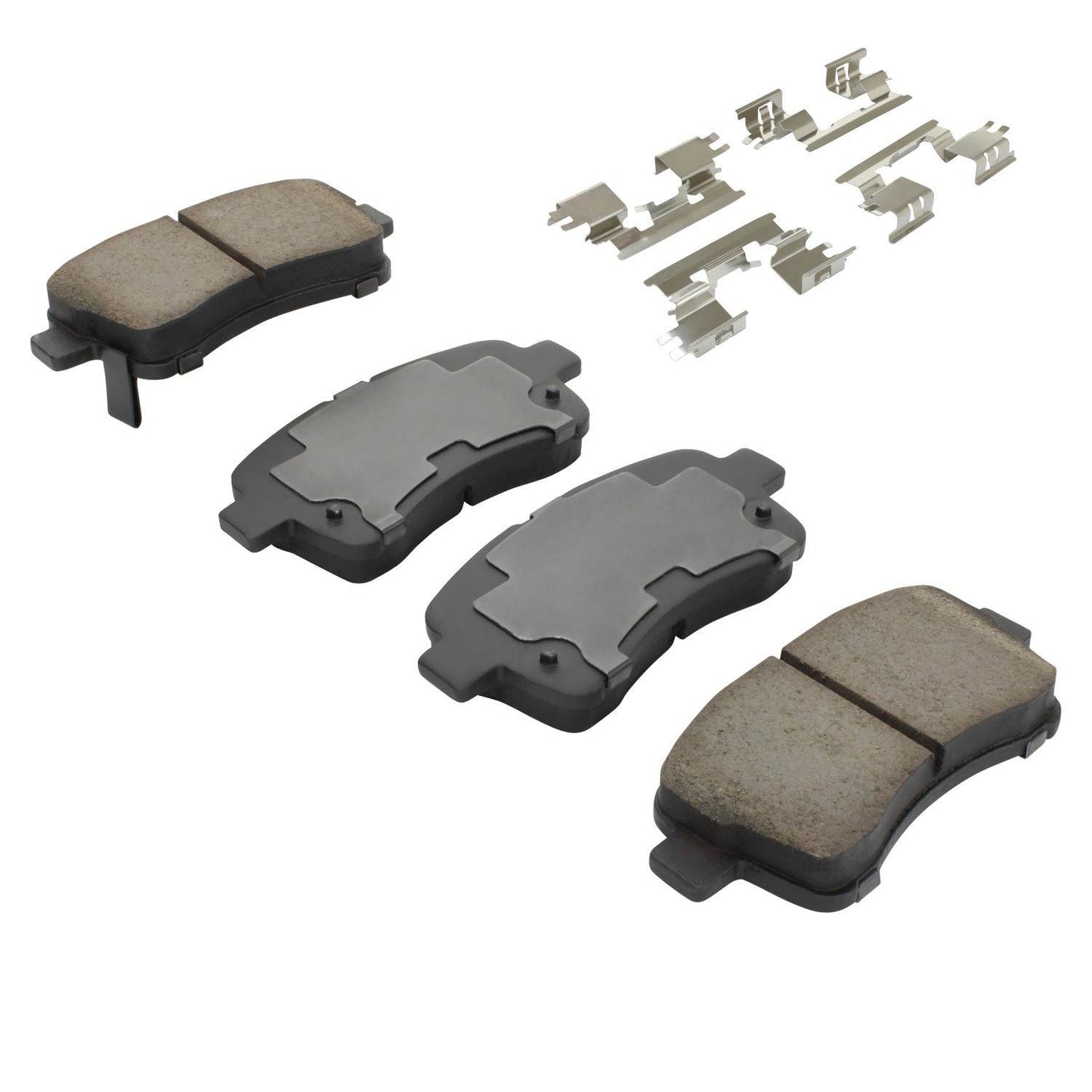 Angle View of Front Disc Brake Pad Set MPA 1003-0937C