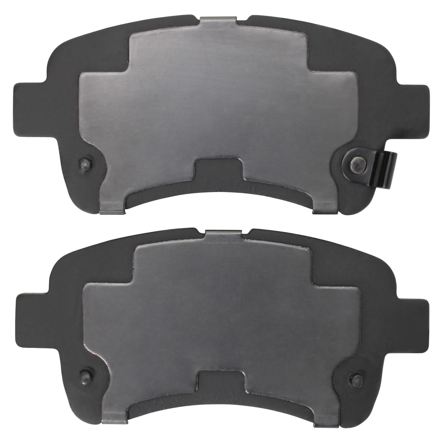 Back View of Front Disc Brake Pad Set MPA 1003-0937C