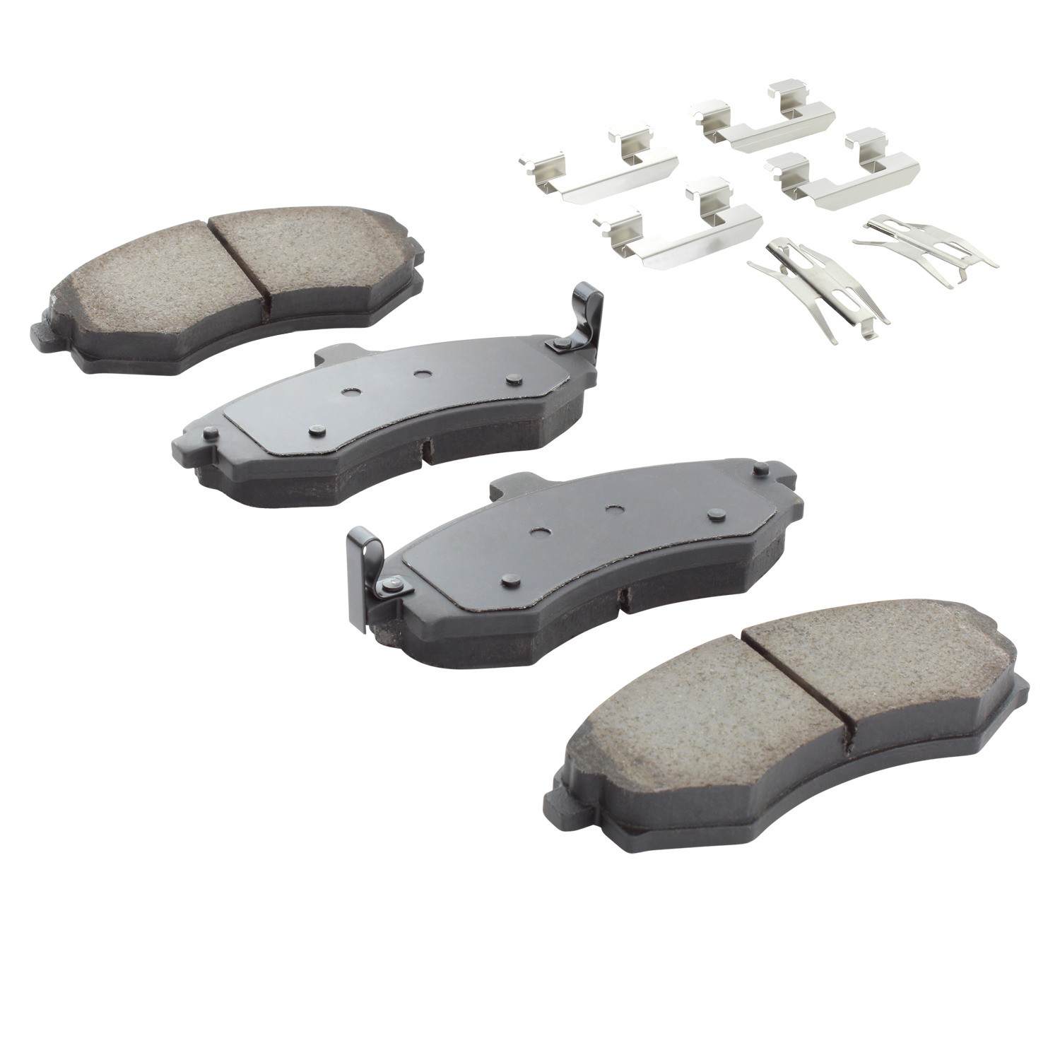 Angle View of Front Disc Brake Pad Set MPA 1003-0941C