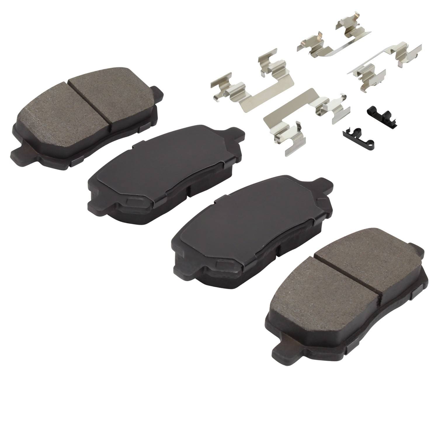 Angle View of Front Disc Brake Pad Set MPA 1003-0956C