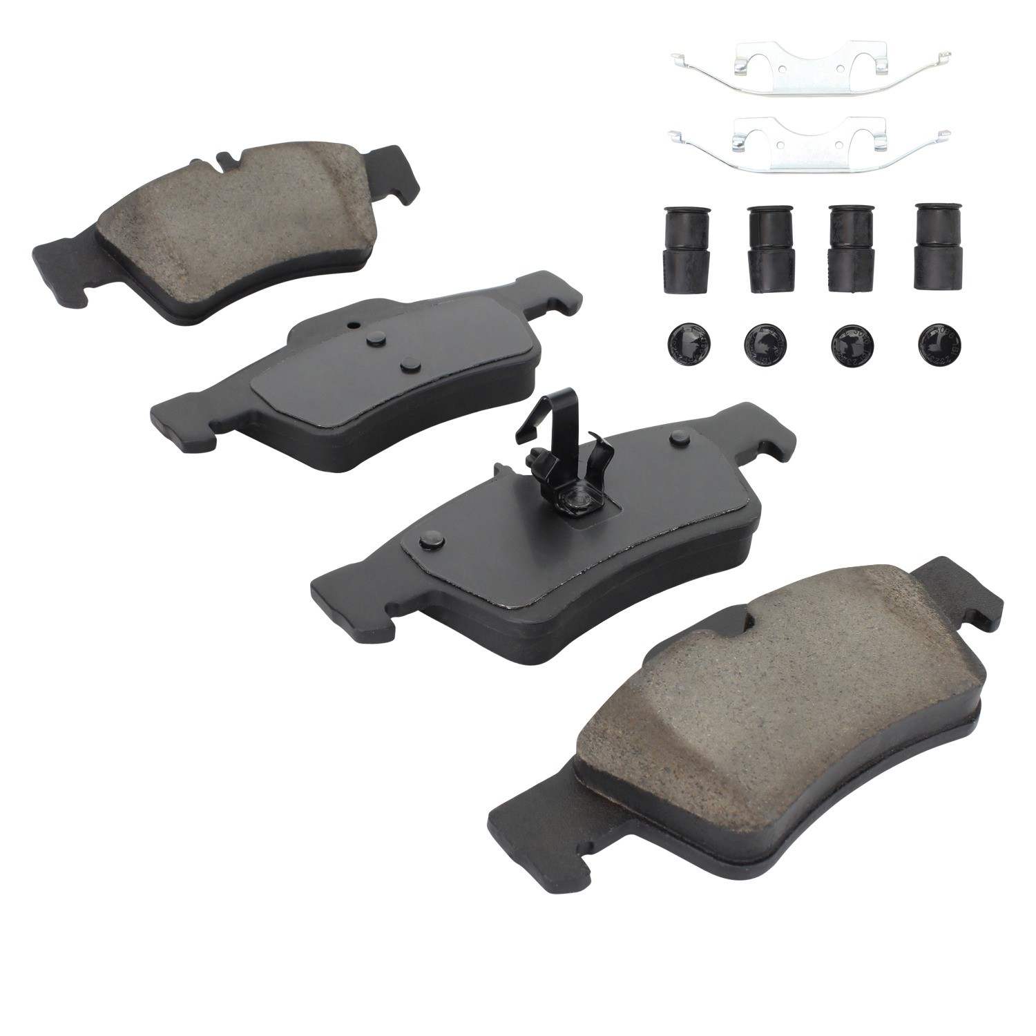 Angle View of Rear Disc Brake Pad Set MPA 1003-0986M