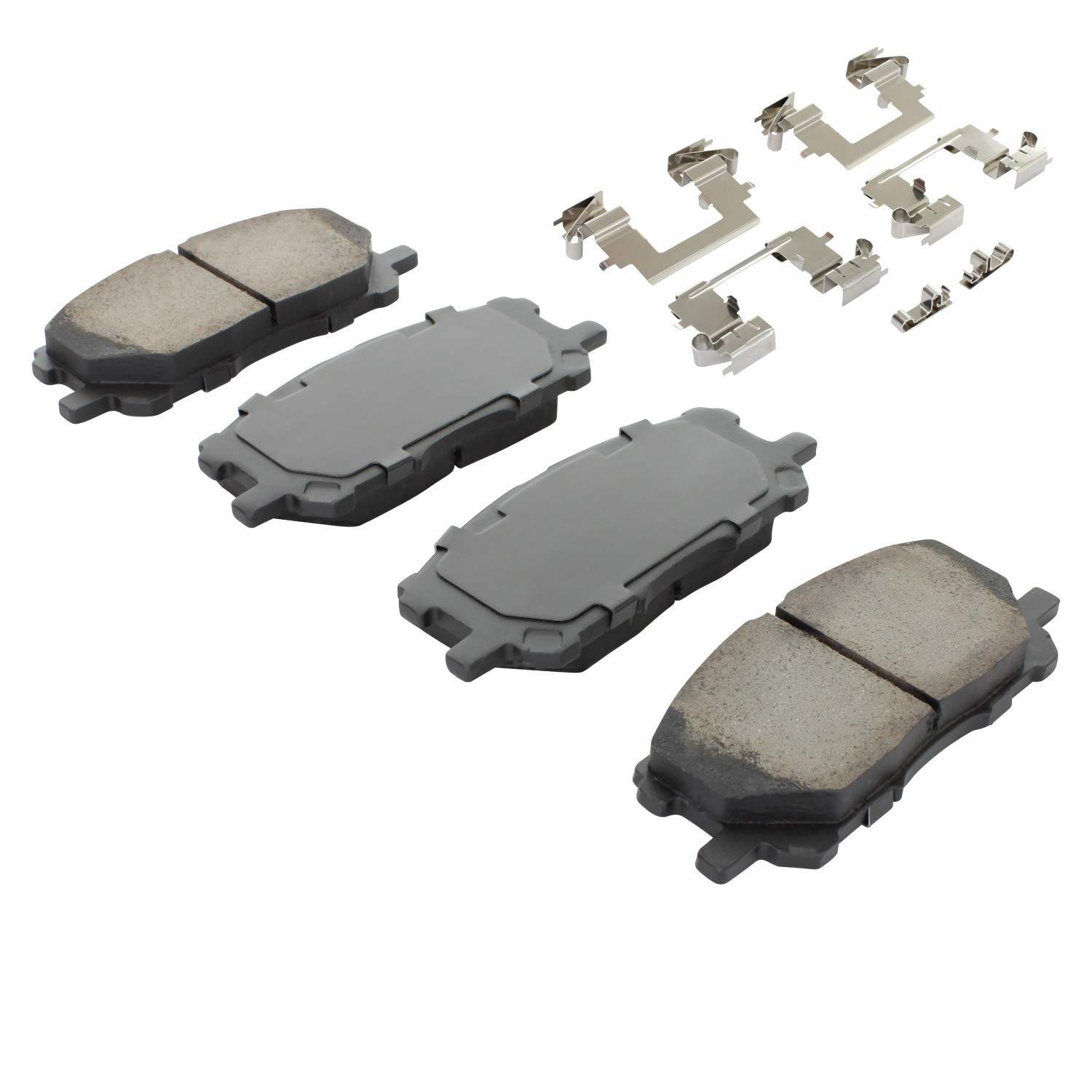 Angle View of Front Disc Brake Pad Set MPA 1003-1005C