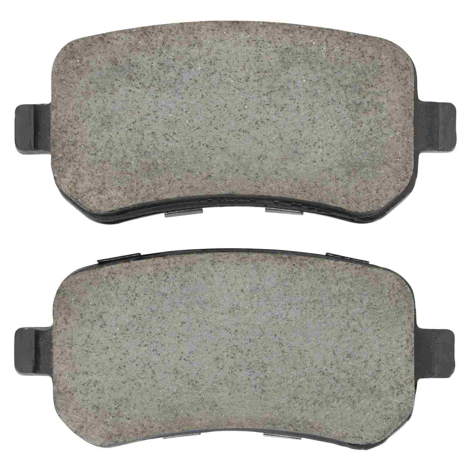 Front View of Rear Disc Brake Pad Set MPA 1003-1021C