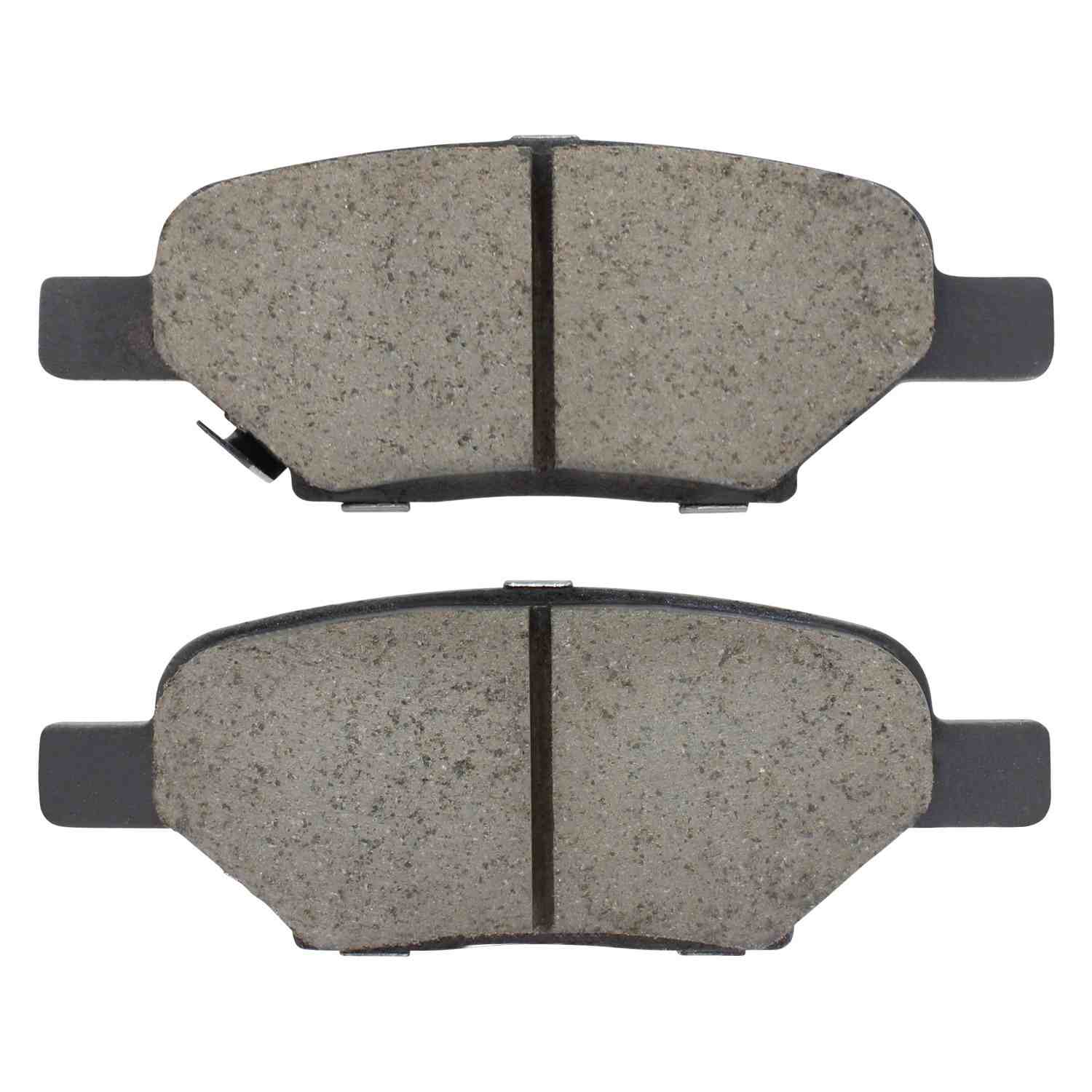 Front View of Rear Disc Brake Pad Set MPA 1003-1033C