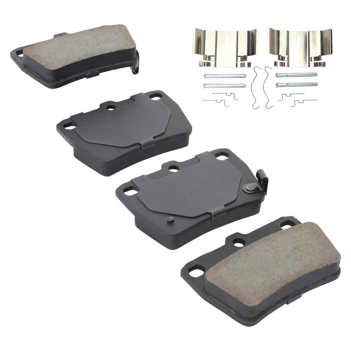 Angle View of Rear Disc Brake Pad Set MPA 1003-1051C