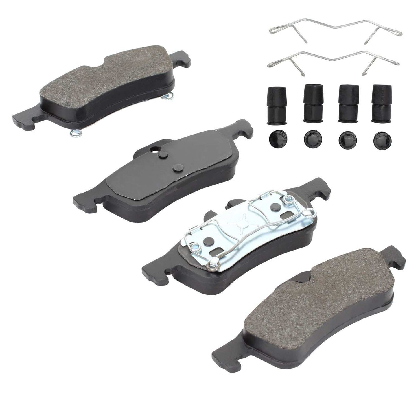 Angle View of Rear Disc Brake Pad Set MPA 1003-1060M