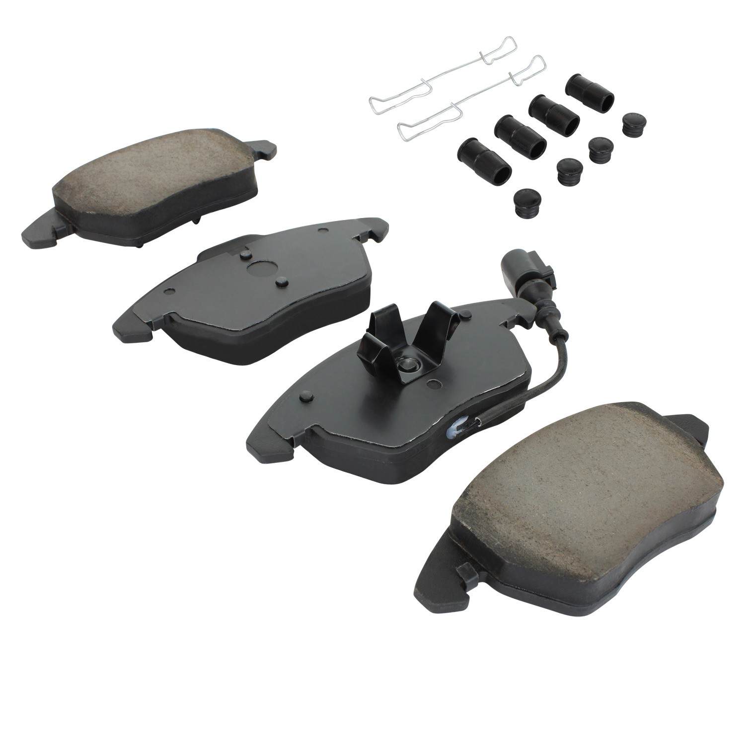 Angle View of Front Disc Brake Pad Set MPA 1003-1107C