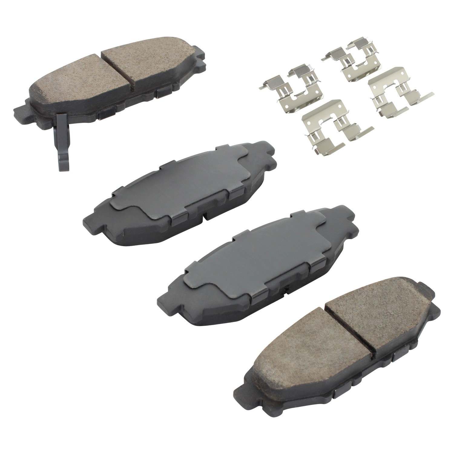 Angle View of Rear Disc Brake Pad Set MPA 1003-1114C