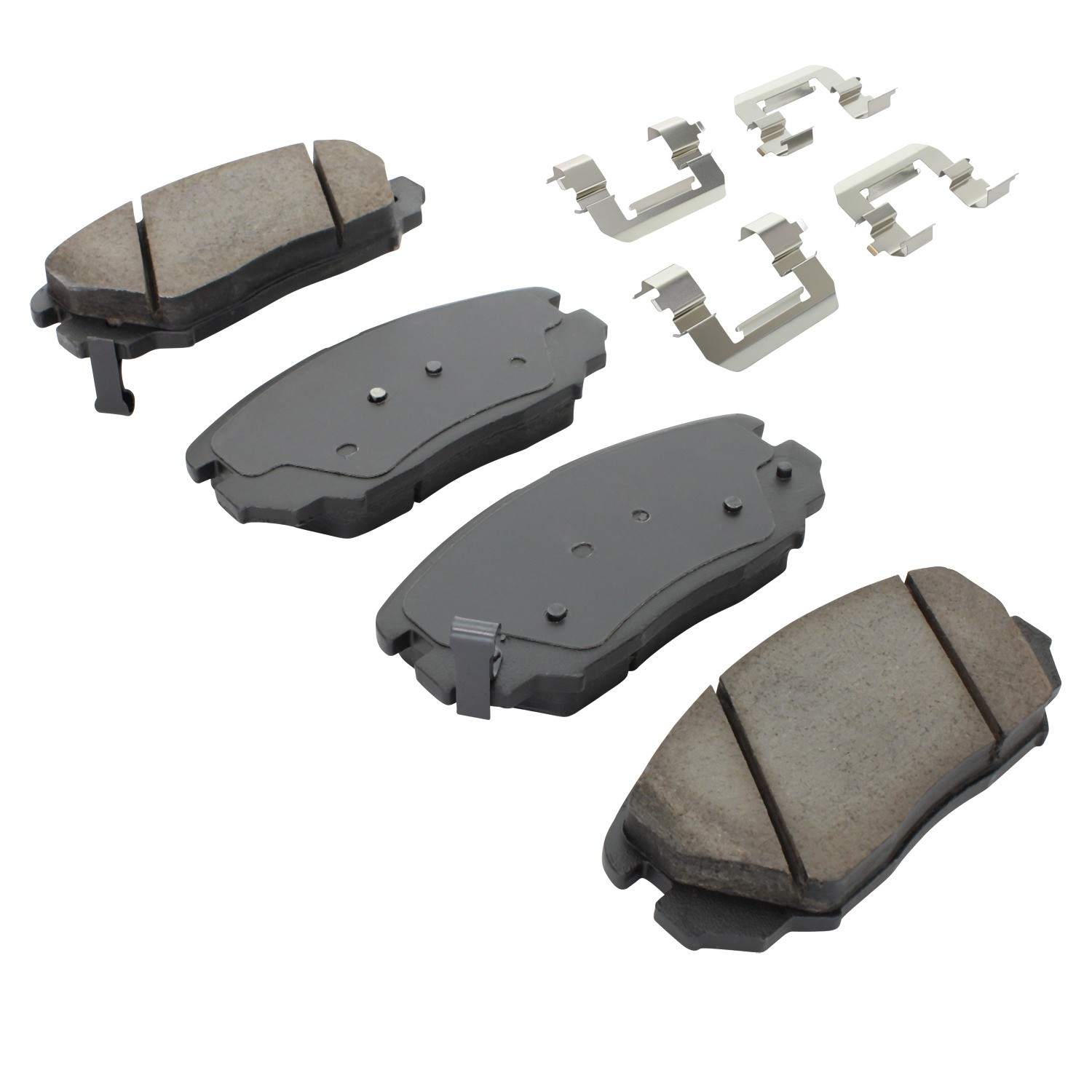 Angle View of Front Disc Brake Pad Set MPA 1003-1125AC