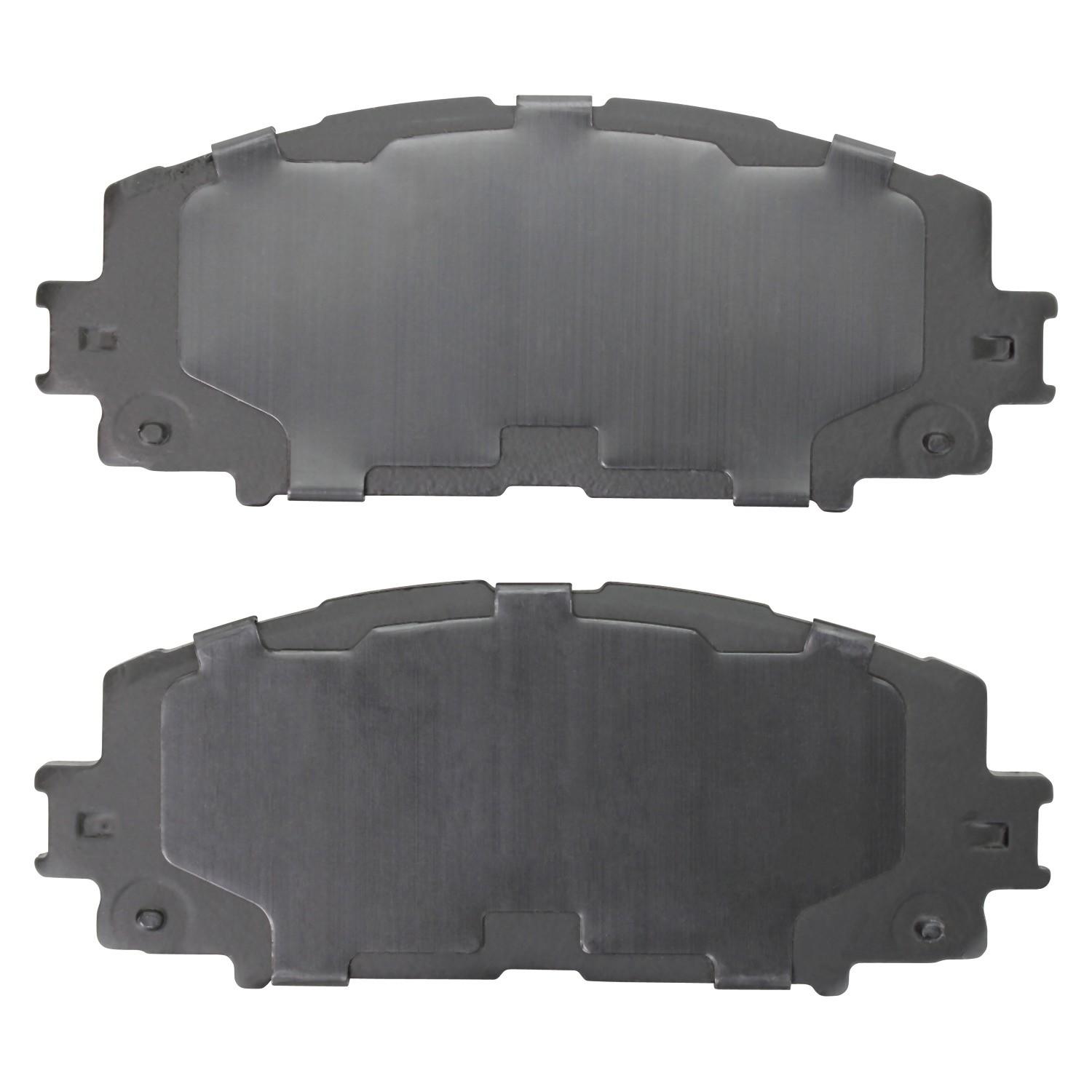 Back View of Front Disc Brake Pad Set MPA 1003-1184M