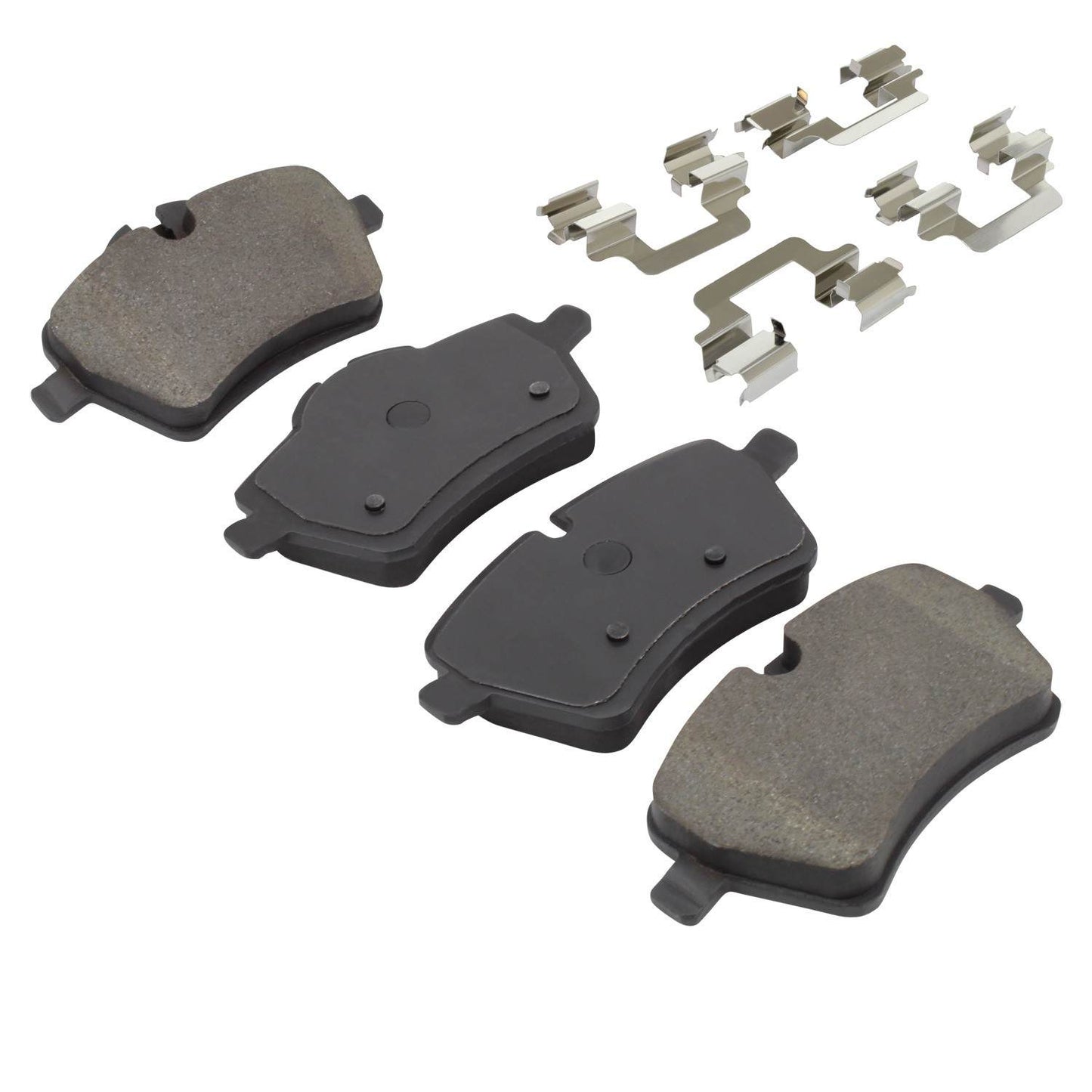 Angle View of Front Disc Brake Pad Set MPA 1003-1204M