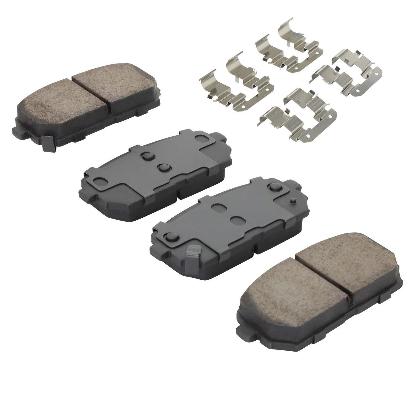 Angle View of Rear Disc Brake Pad Set MPA 1003-1296C