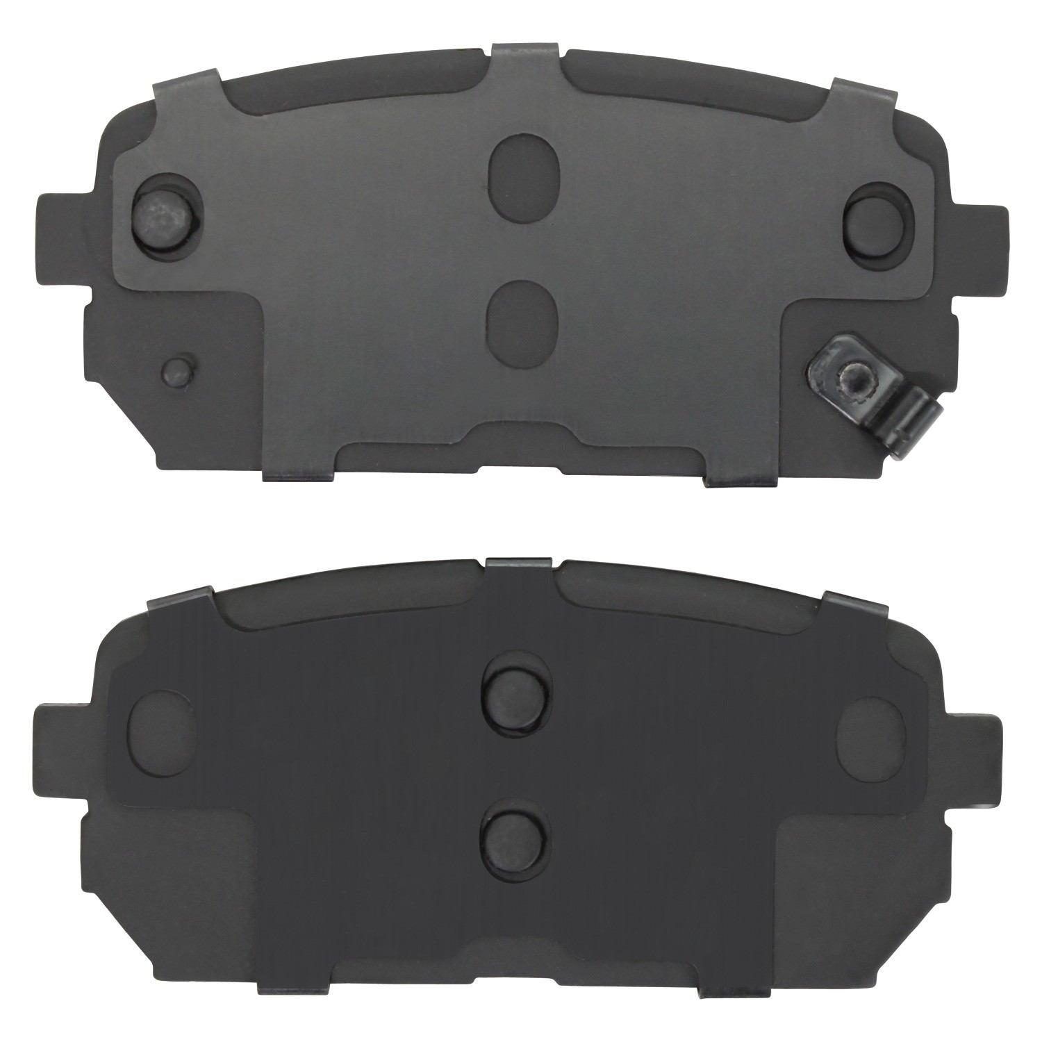 Back View of Rear Disc Brake Pad Set MPA 1003-1296C