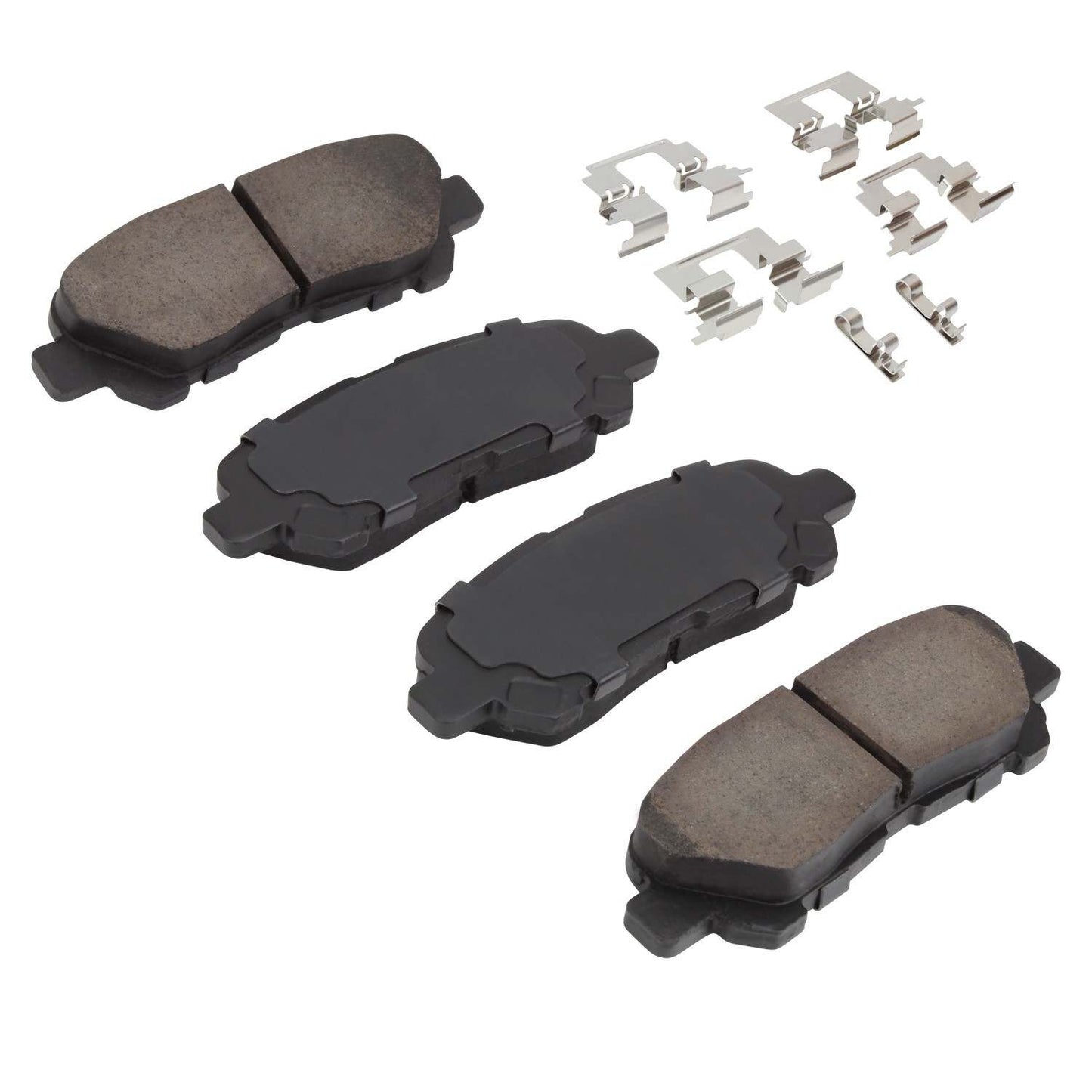 Angle View of Rear Disc Brake Pad Set MPA 1003-1325C