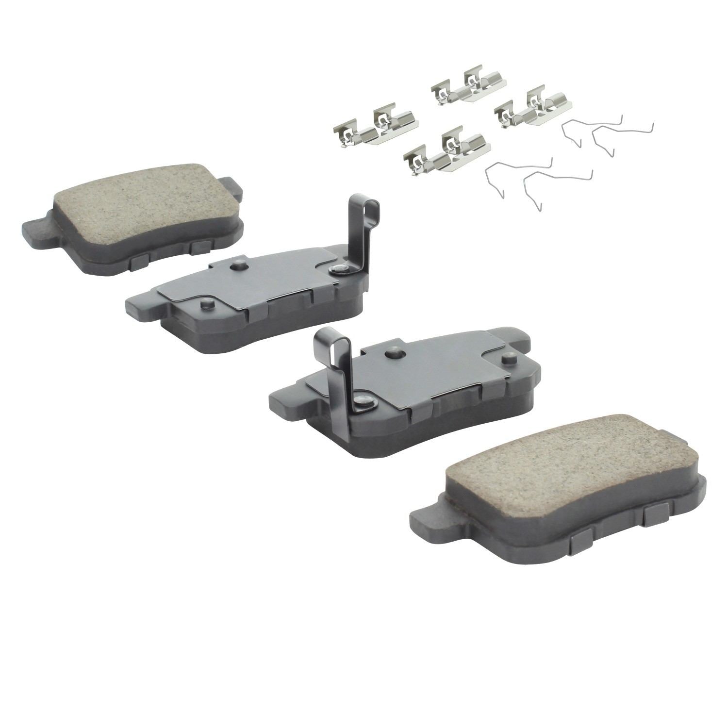 Angle View of Rear Disc Brake Pad Set MPA 1003-1336C