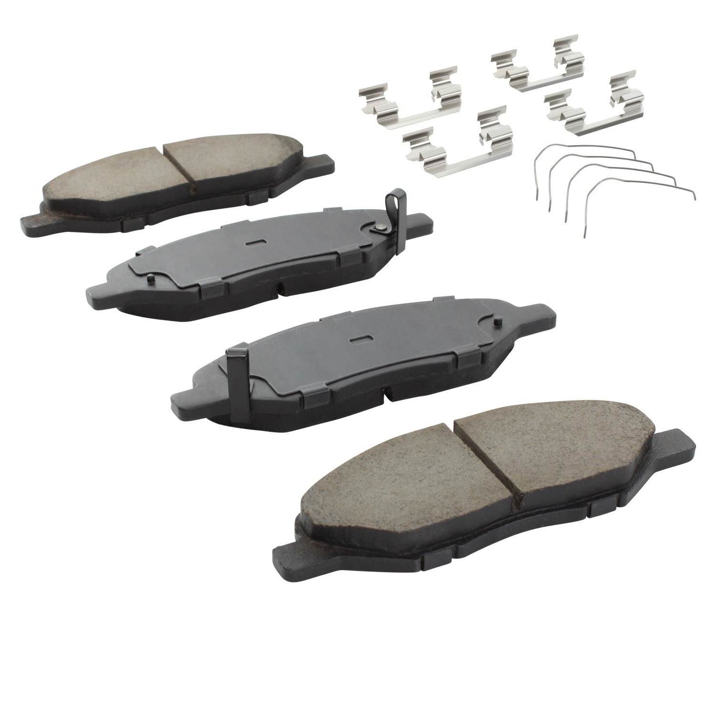 Angle View of Front Disc Brake Pad Set MPA 1003-1345C