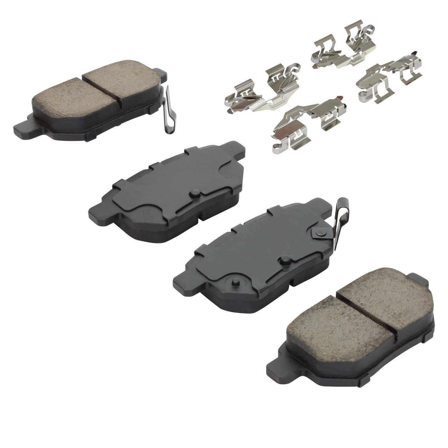 Angle View of Rear Disc Brake Pad Set MPA 1003-1354C