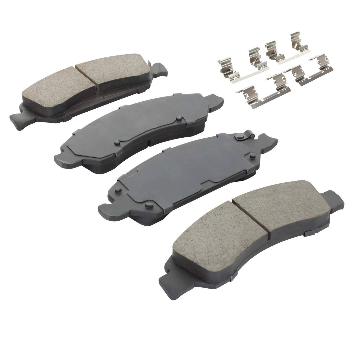 Angle View of Front Disc Brake Pad Set MPA 1003-1363M