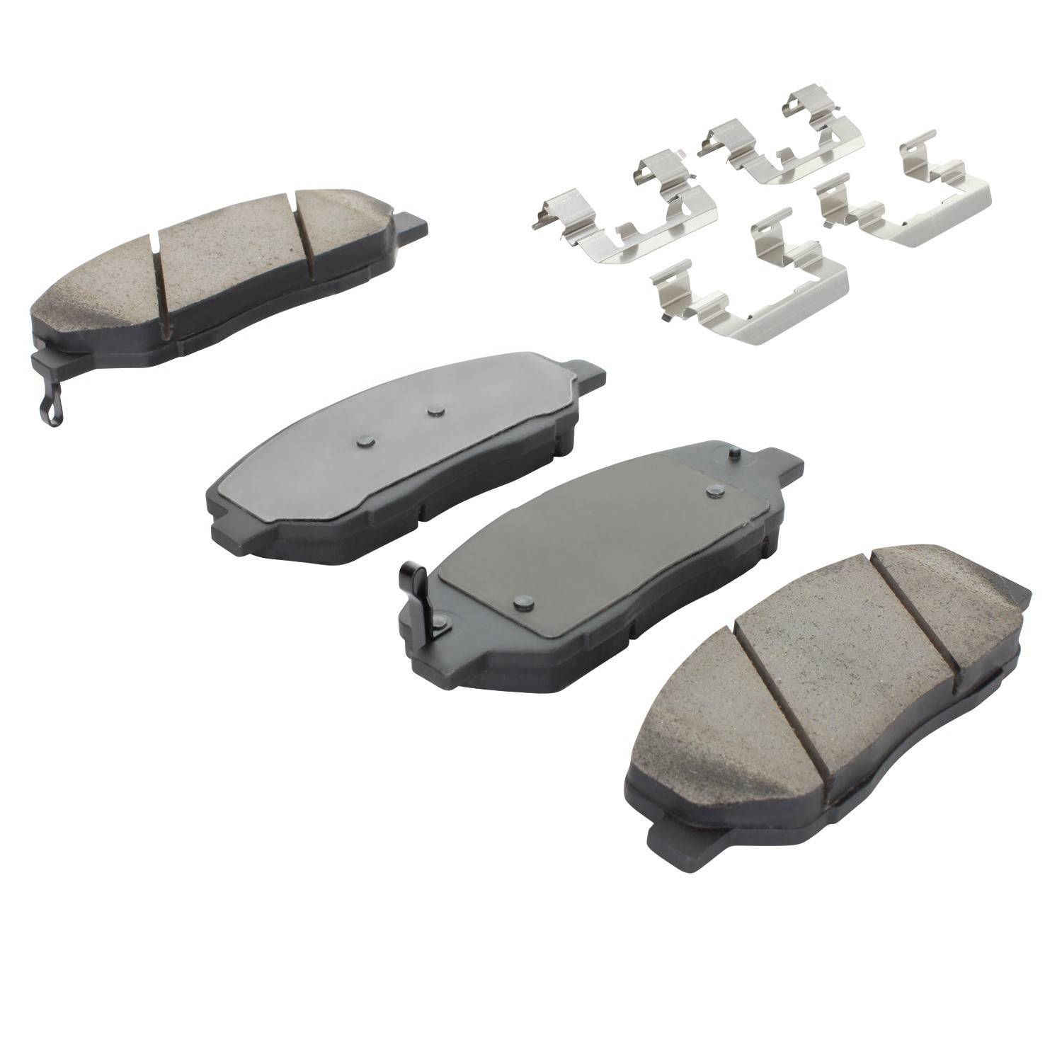 Angle View of Front Disc Brake Pad Set MPA 1003-1384C