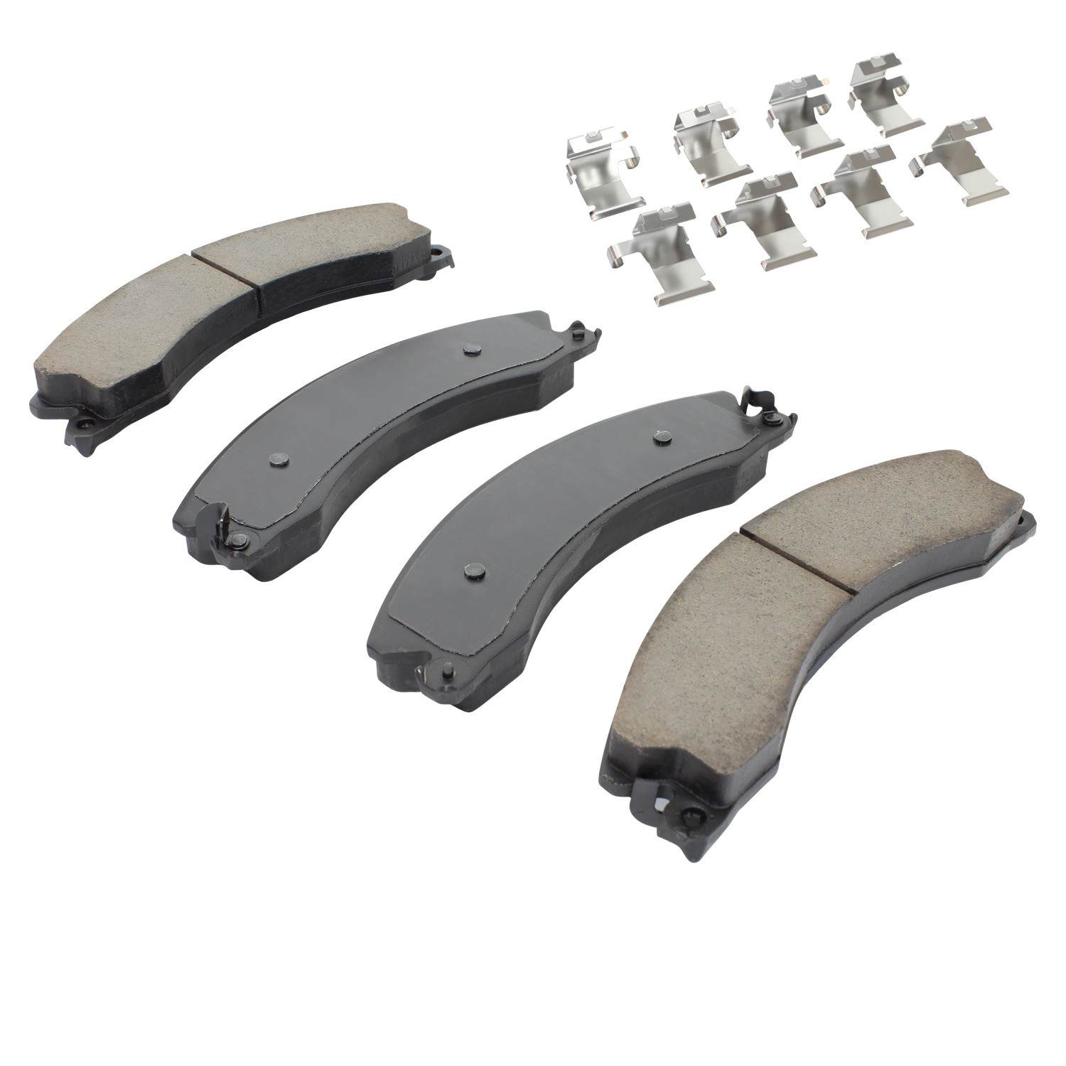 Angle View of Rear Disc Brake Pad Set MPA 1003-1411C