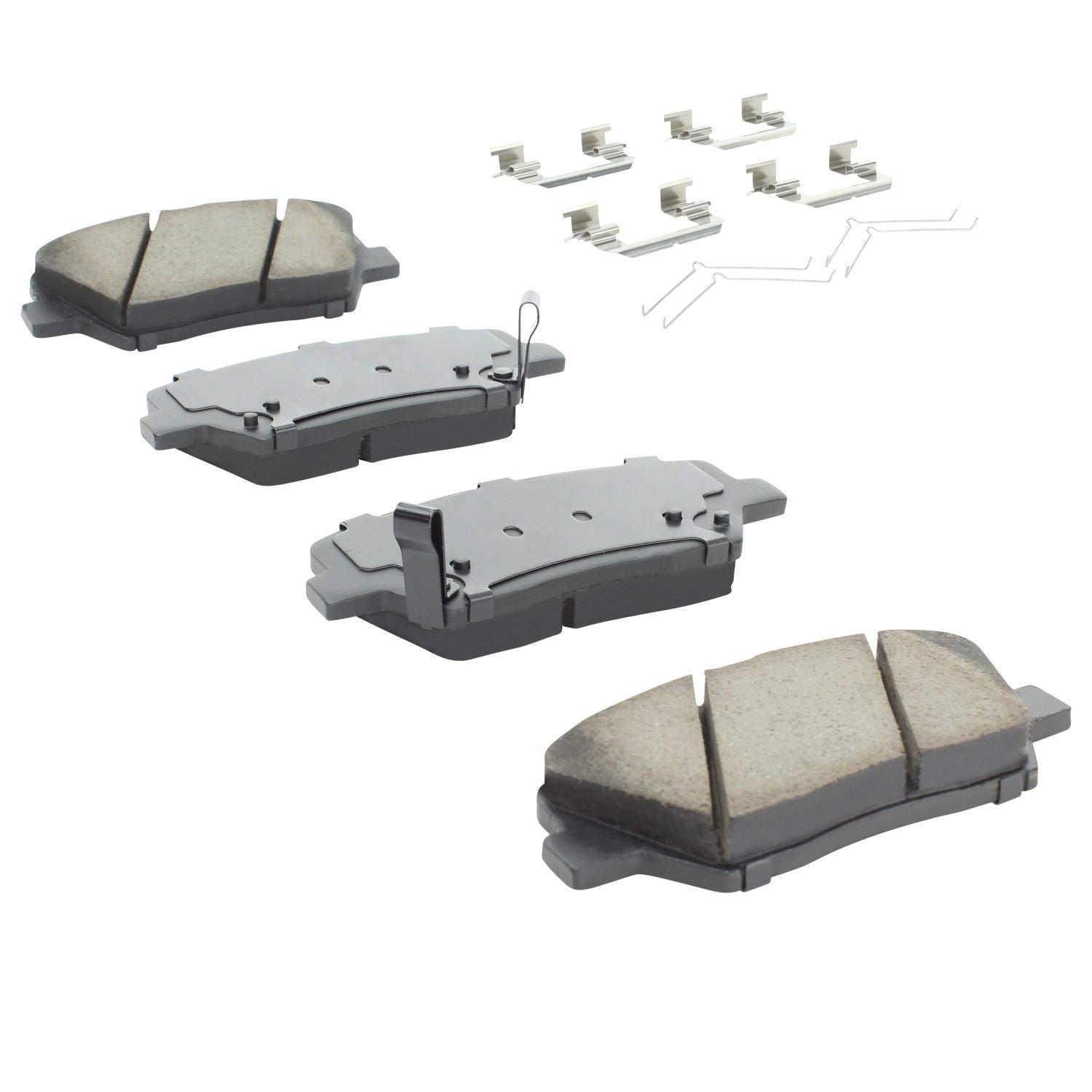 Angle View of Front Disc Brake Pad Set MPA 1003-1432C