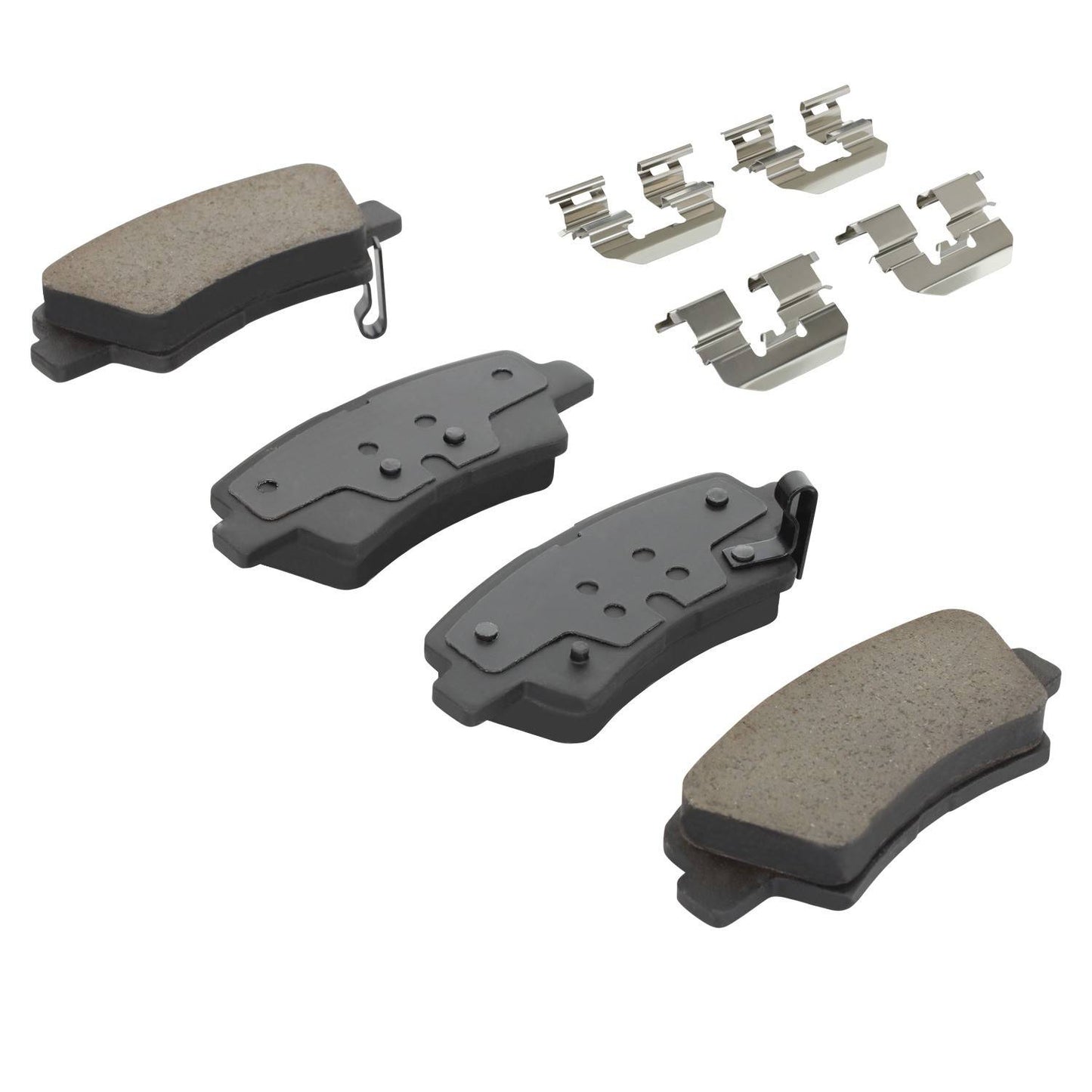 Angle View of Rear Disc Brake Pad Set MPA 1003-1445C