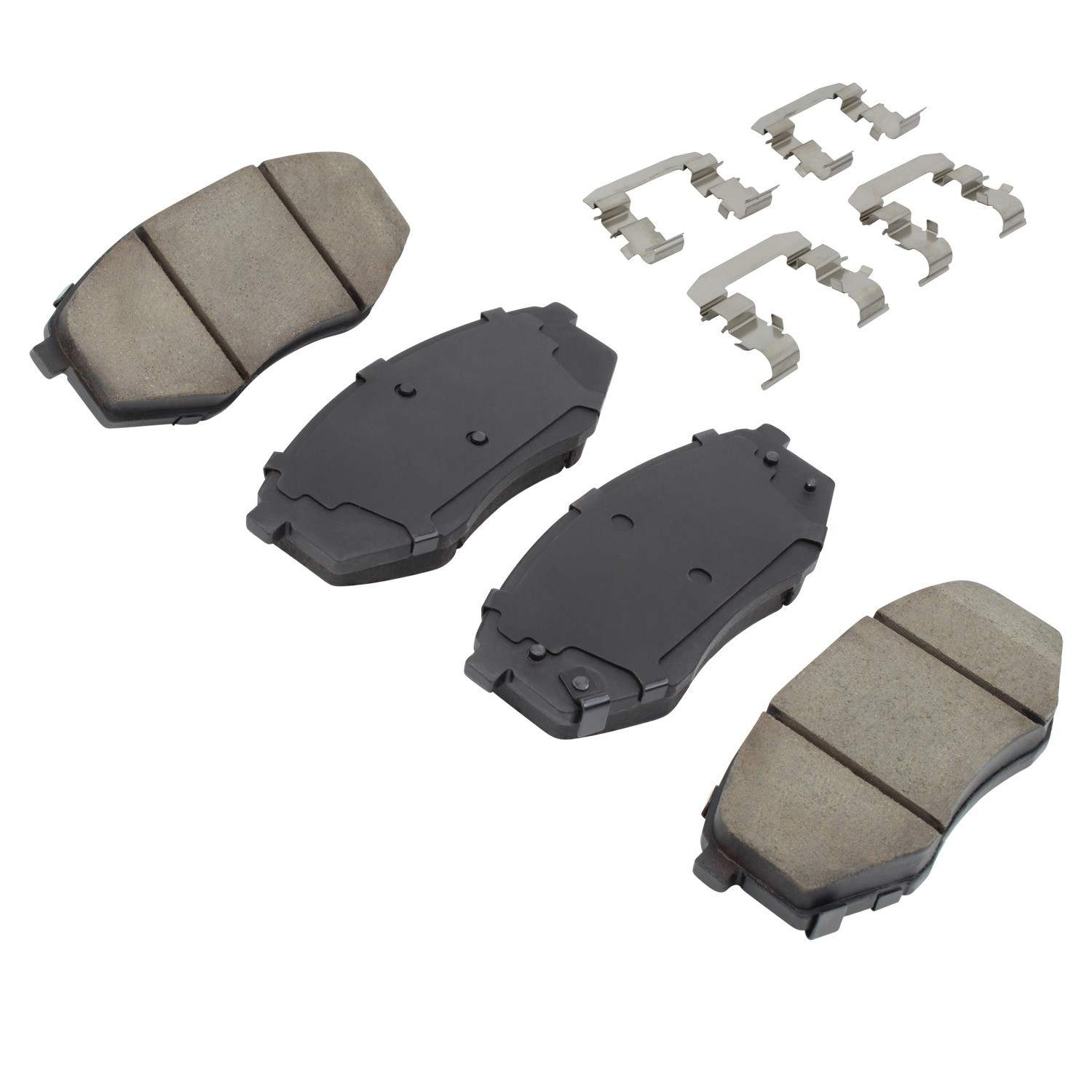 Angle View of Front Disc Brake Pad Set MPA 1003-1447C