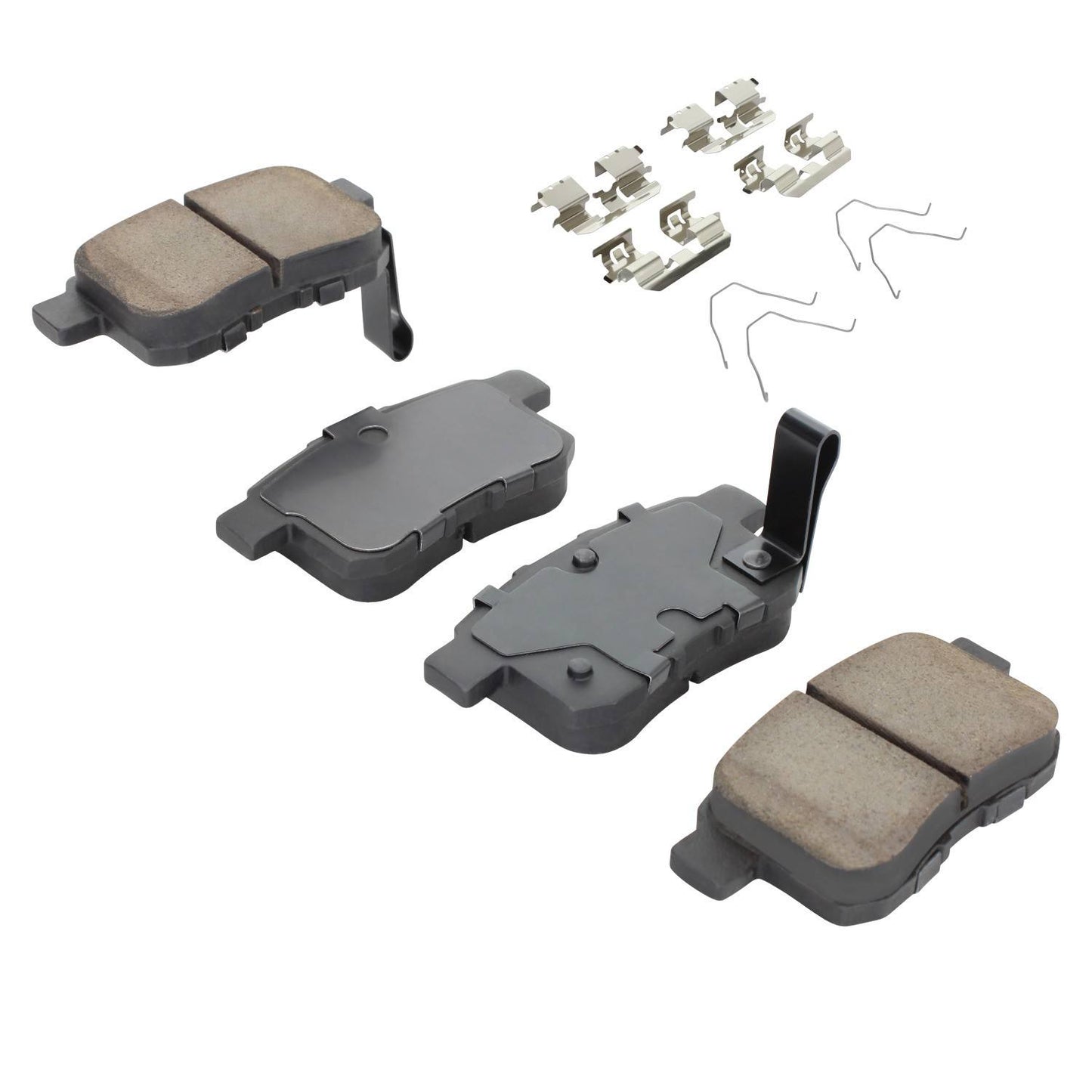 Angle View of Rear Disc Brake Pad Set MPA 1003-1451C