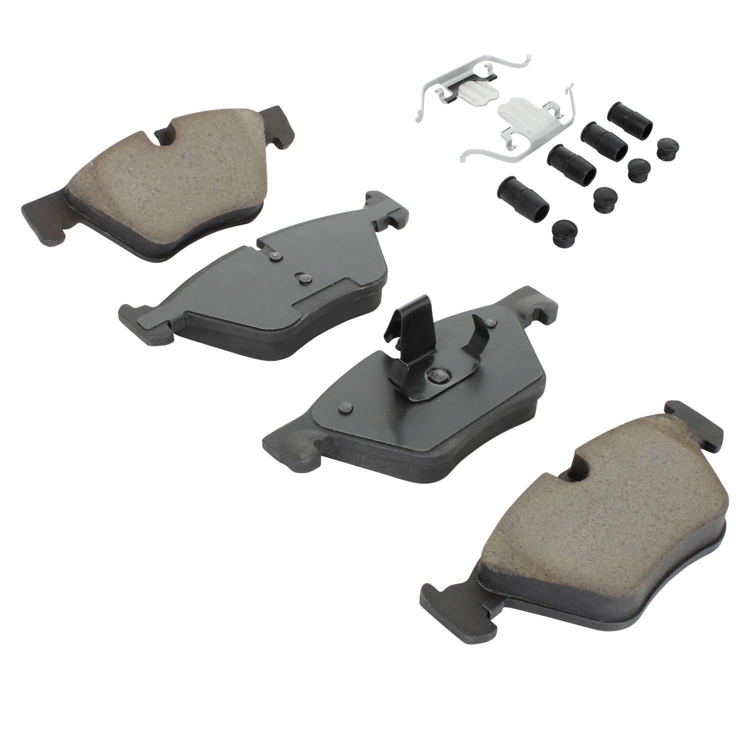 Angle View of Front Disc Brake Pad Set MPA 1003-1504M