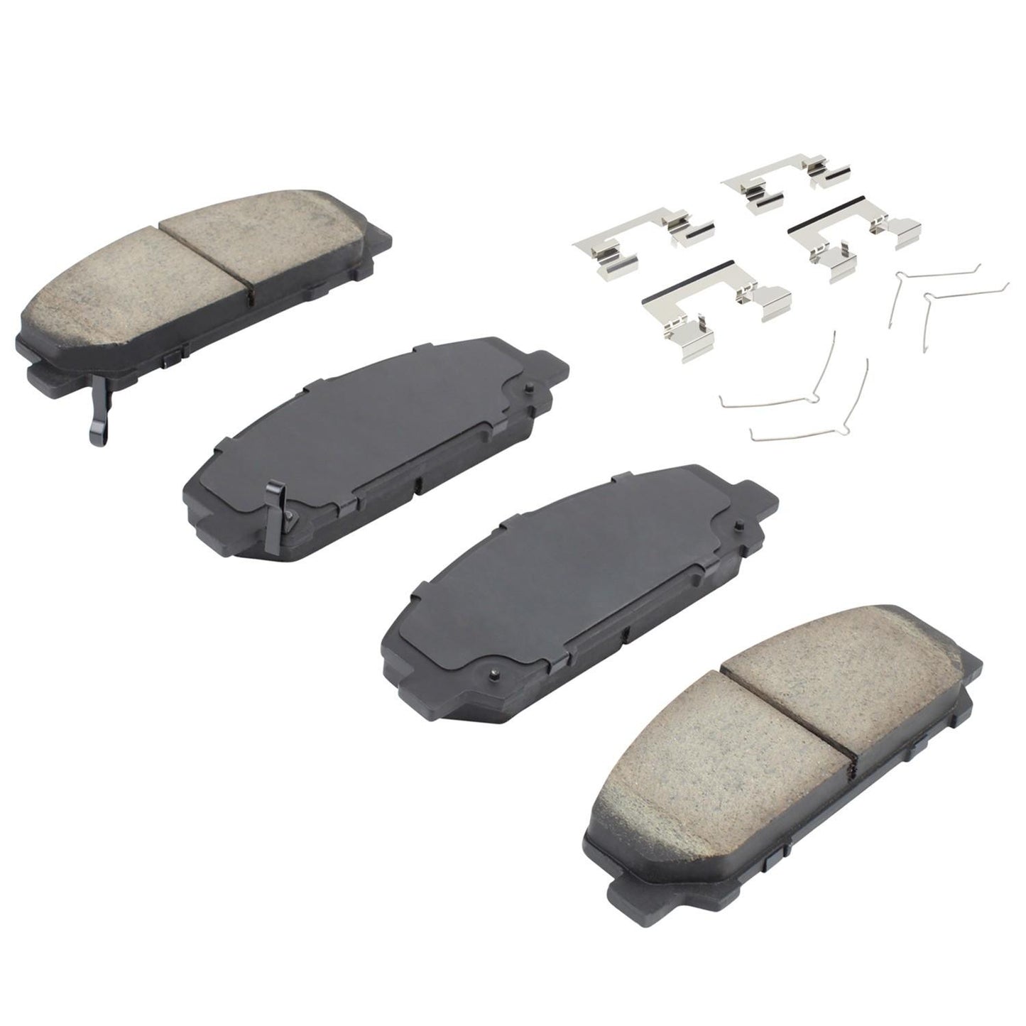 Angle View of Front Disc Brake Pad Set MPA 1003-1509C