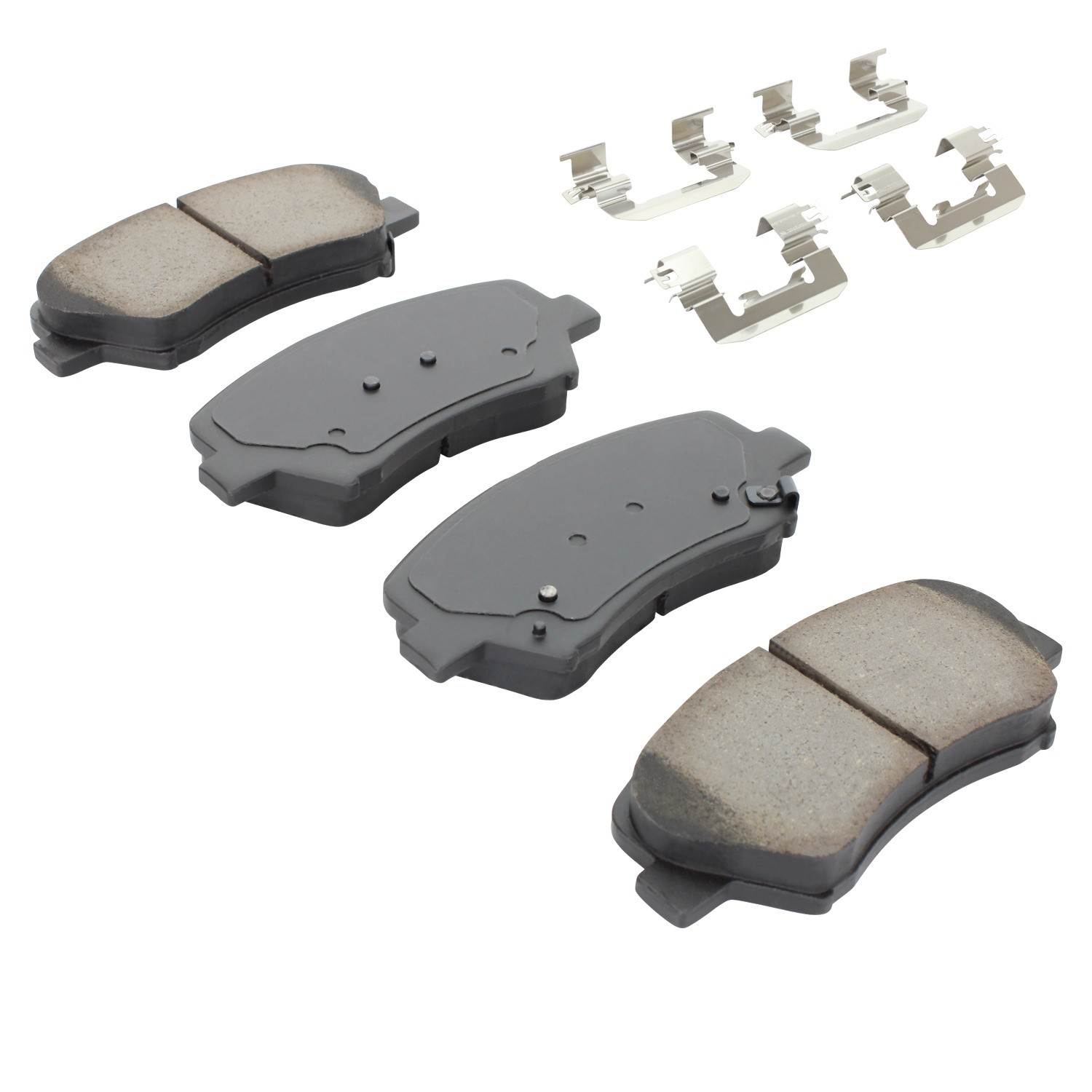 Angle View of Front Disc Brake Pad Set MPA 1003-1543C