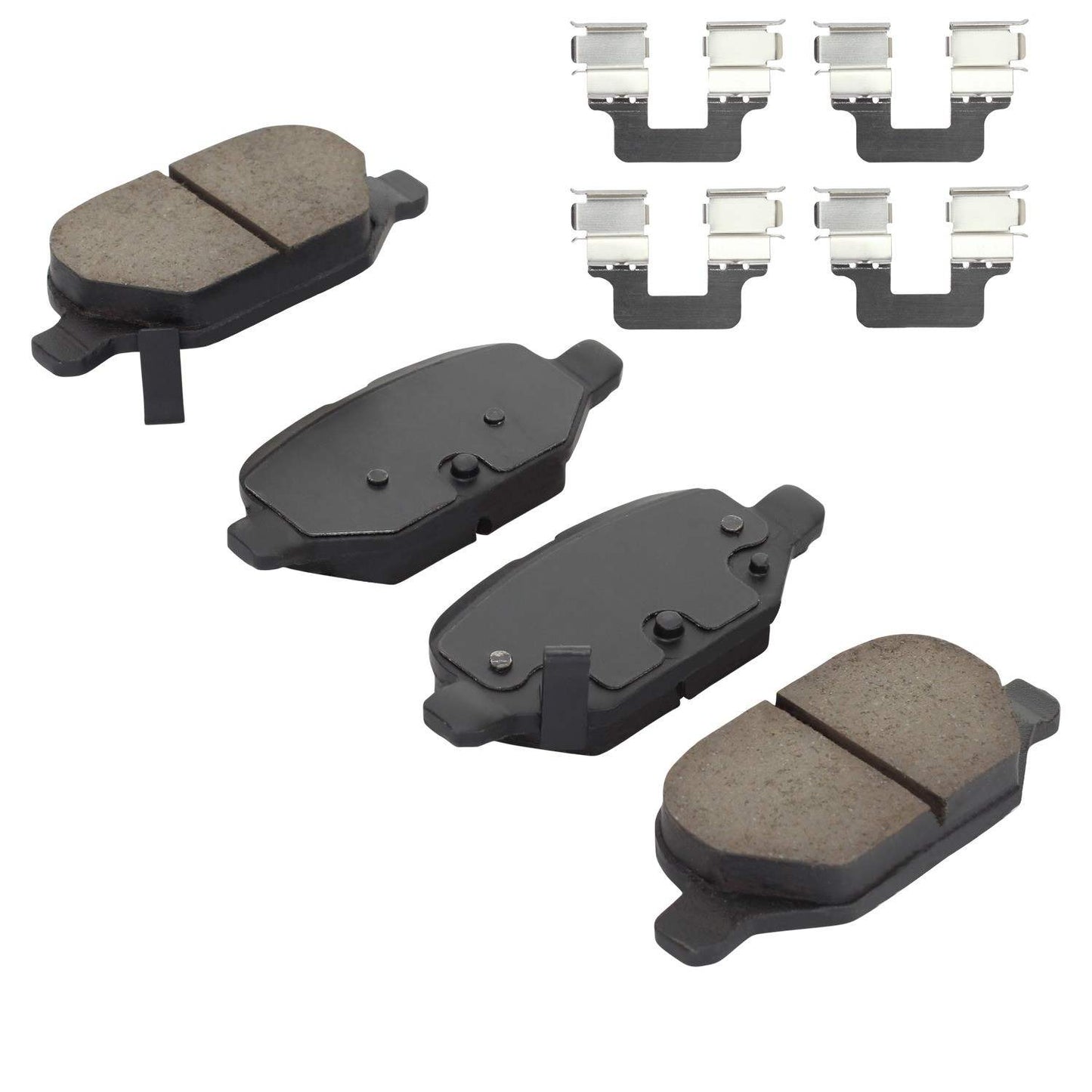 Angle View of Rear Disc Brake Pad Set MPA 1003-1569C