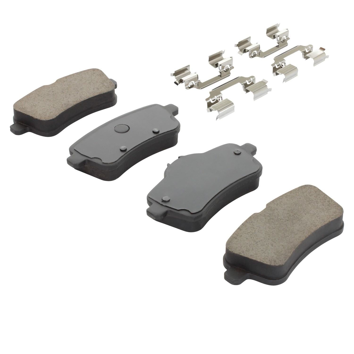 Angle View of Rear Disc Brake Pad Set MPA 1003-1630C