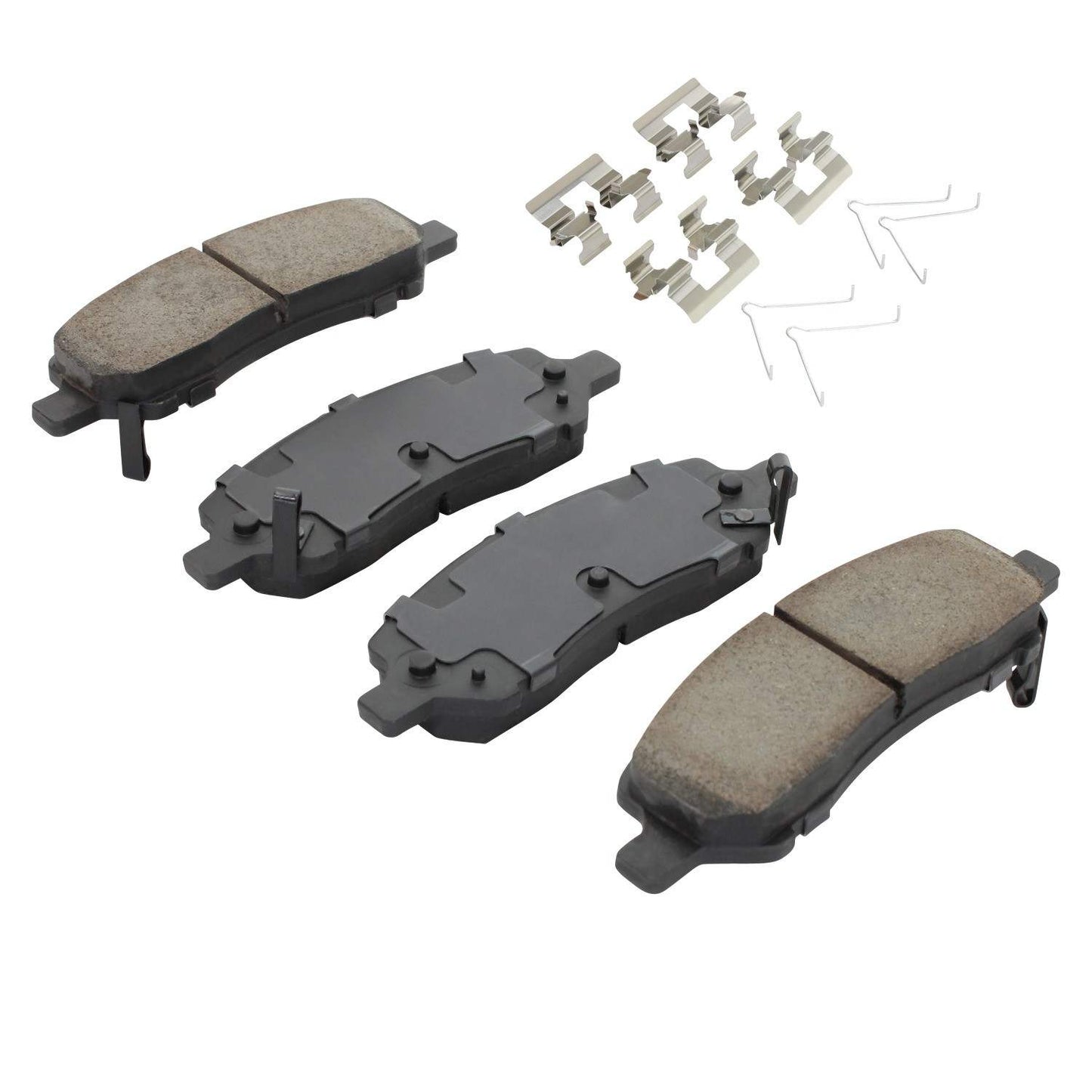 Angle View of Rear Disc Brake Pad Set MPA 1003-1647C