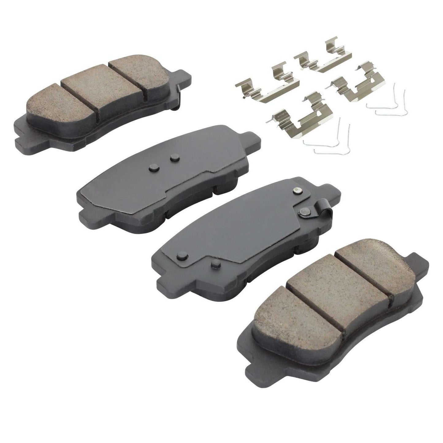 Angle View of Rear Disc Brake Pad Set MPA 1003-1659C