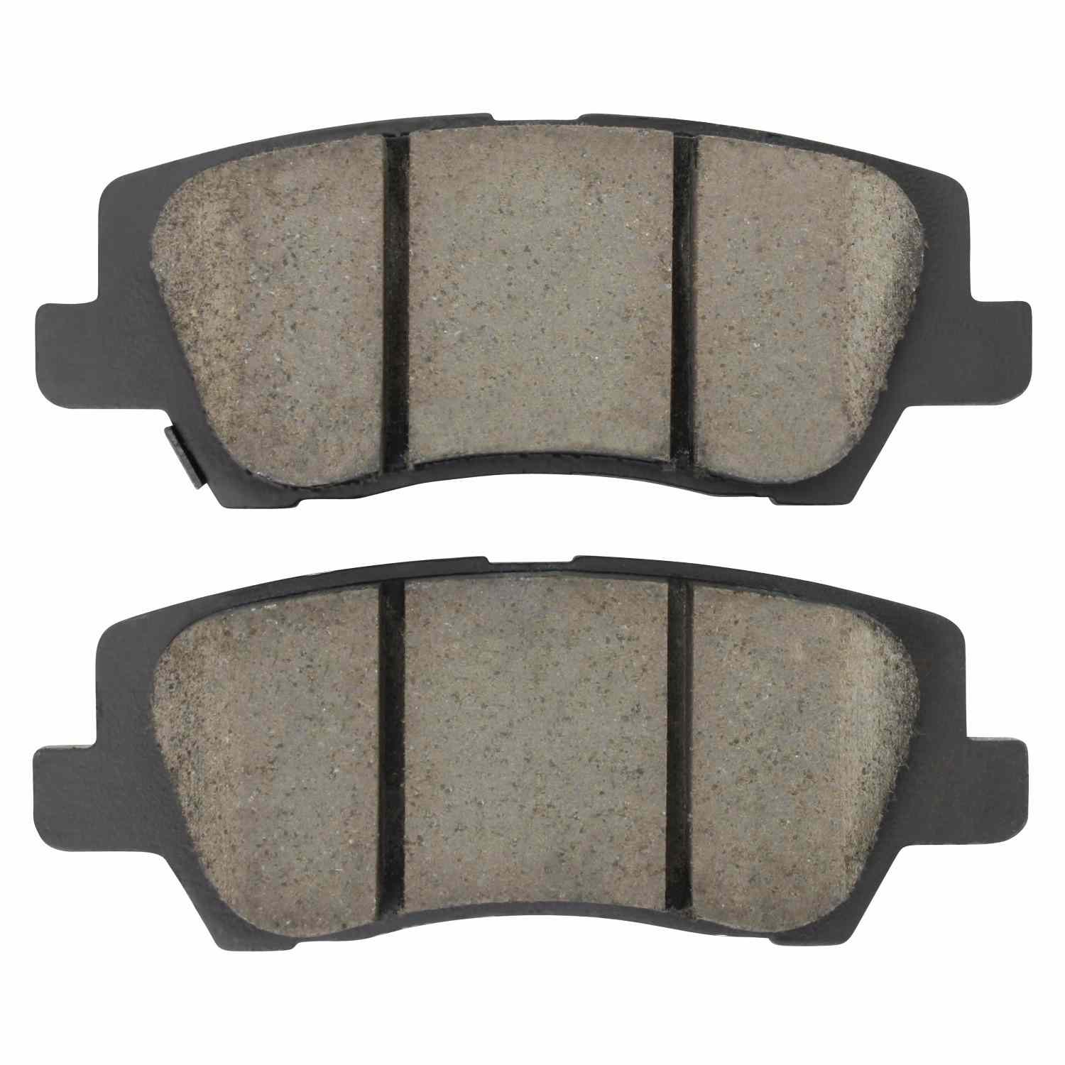 Front View of Rear Disc Brake Pad Set MPA 1003-1659C