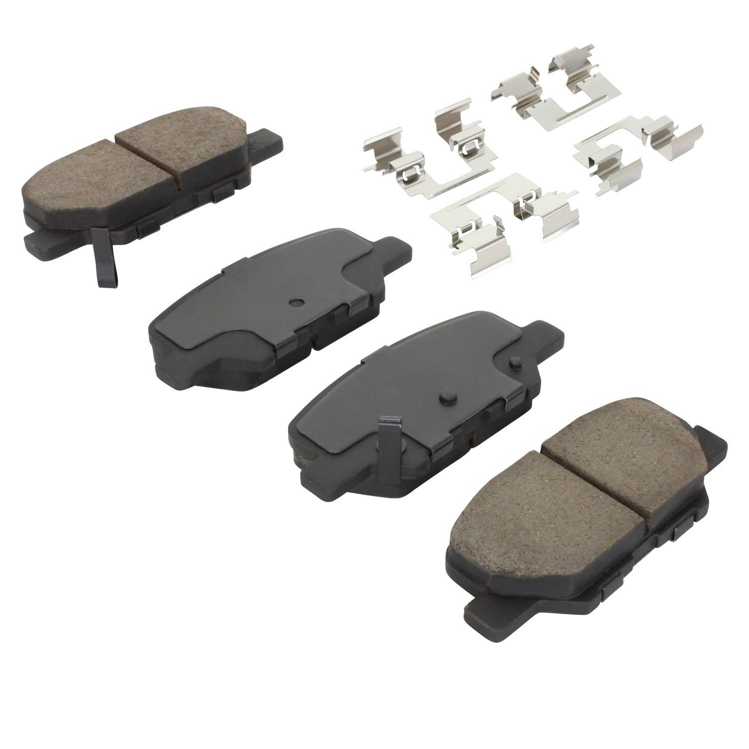 Angle View of Rear Disc Brake Pad Set MPA 1003-1679C