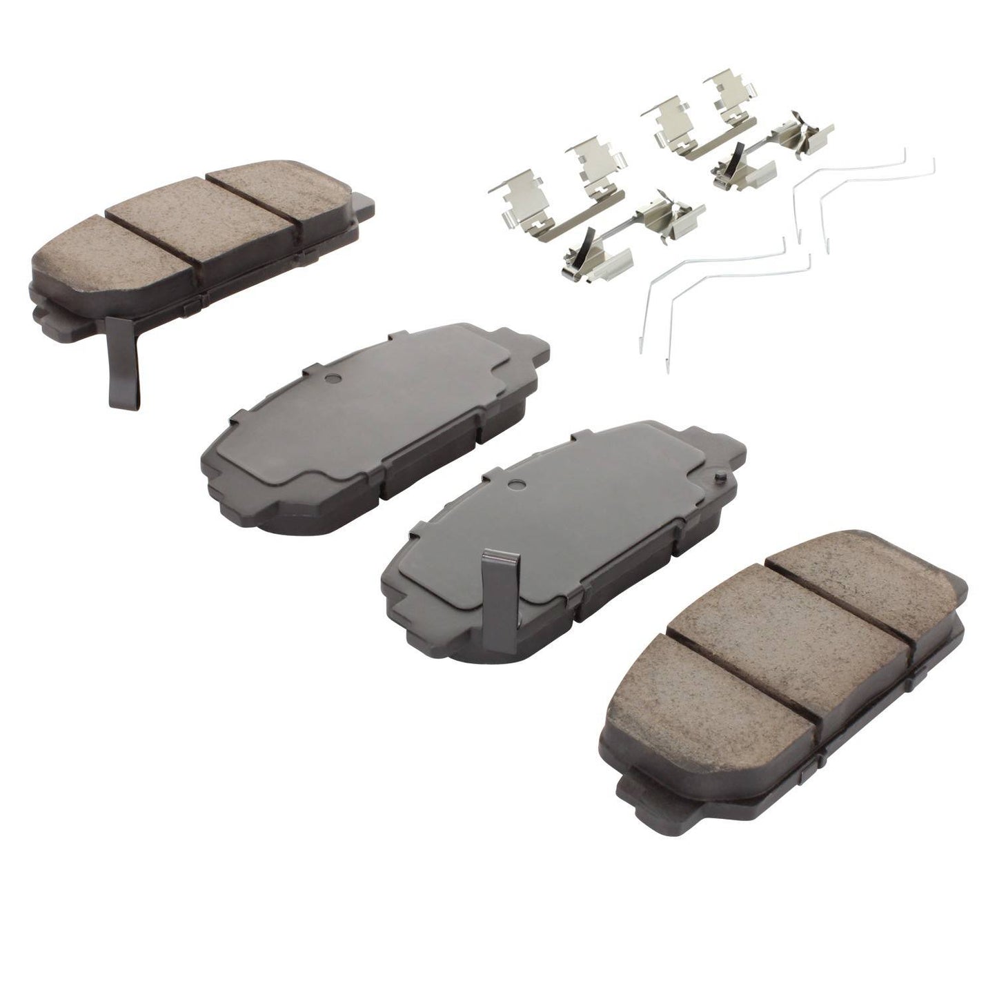 Angle View of Front Disc Brake Pad Set MPA 1003-1697C