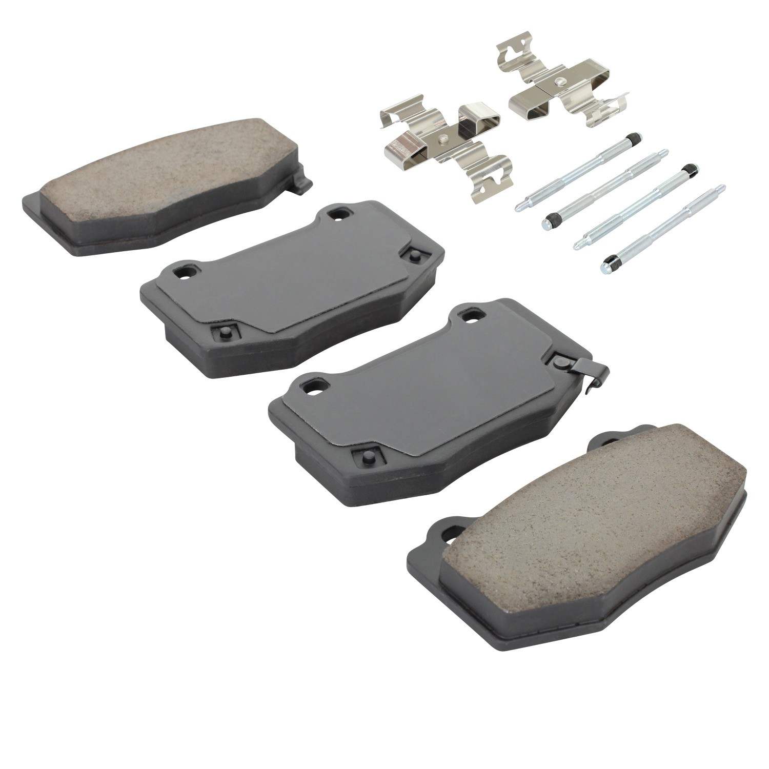 Angle View of Rear Disc Brake Pad Set MPA 1003-1718C