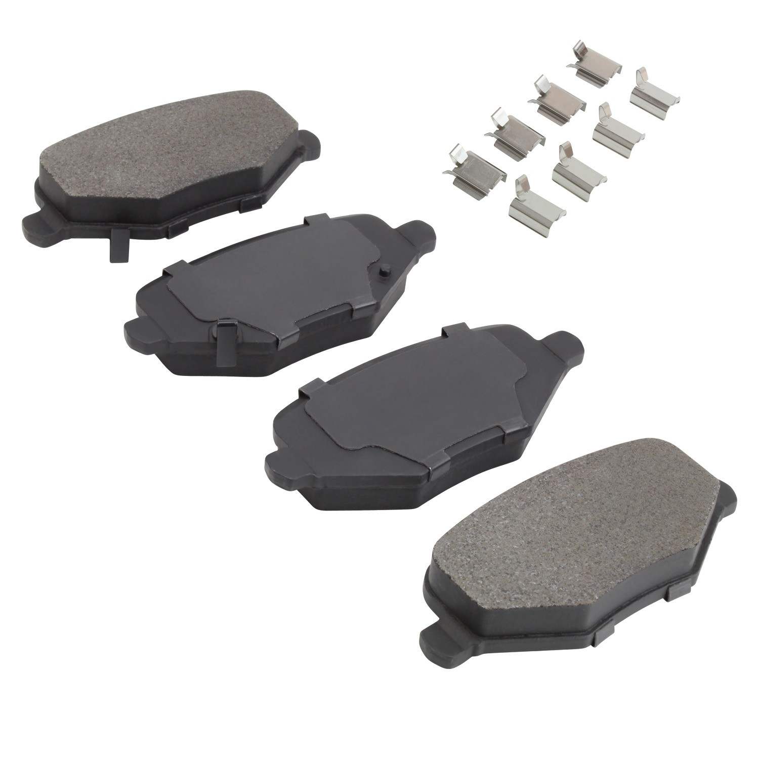 Angle View of Rear Disc Brake Pad Set MPA 1003-1719M