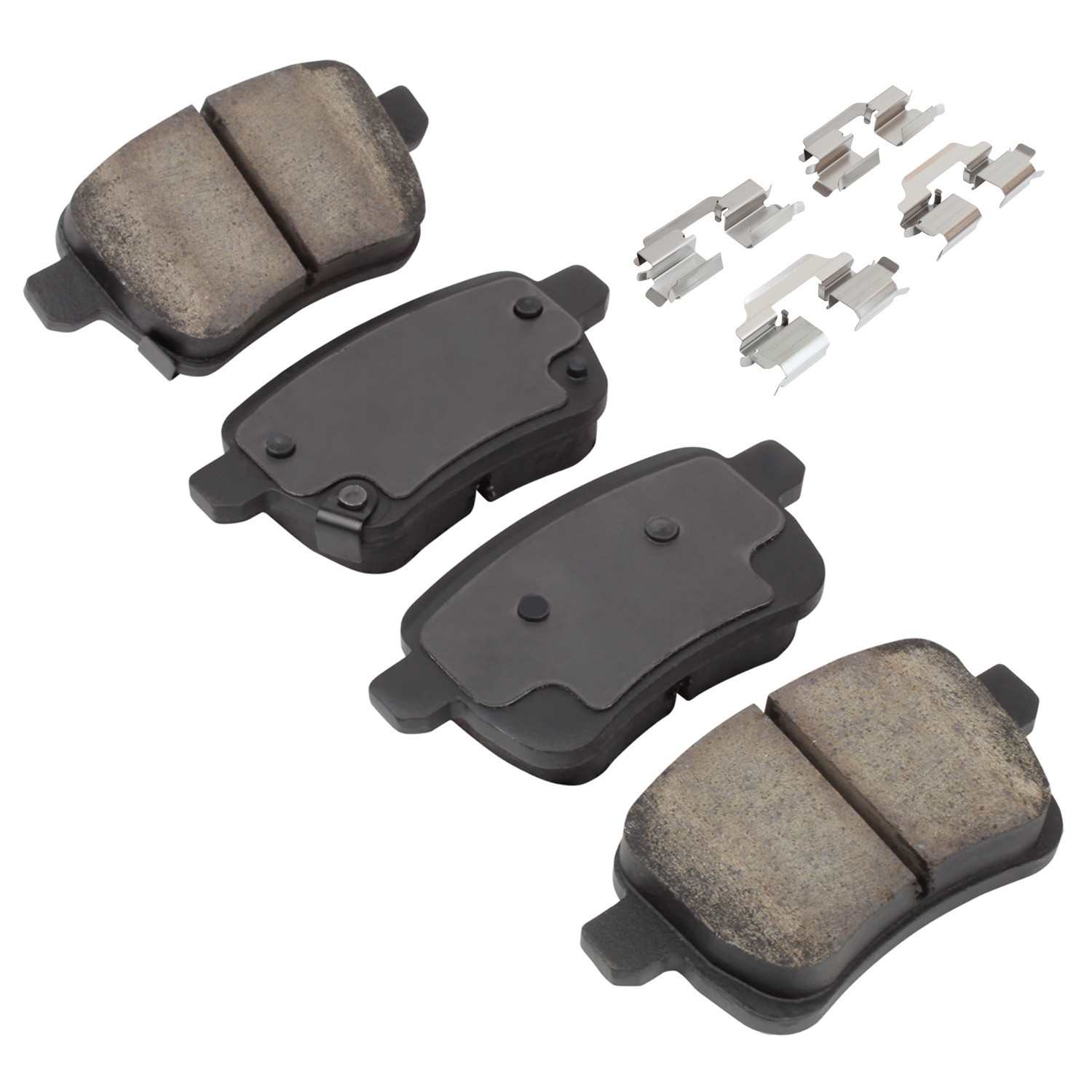 Angle View of Rear Disc Brake Pad Set MPA 1003-1722C