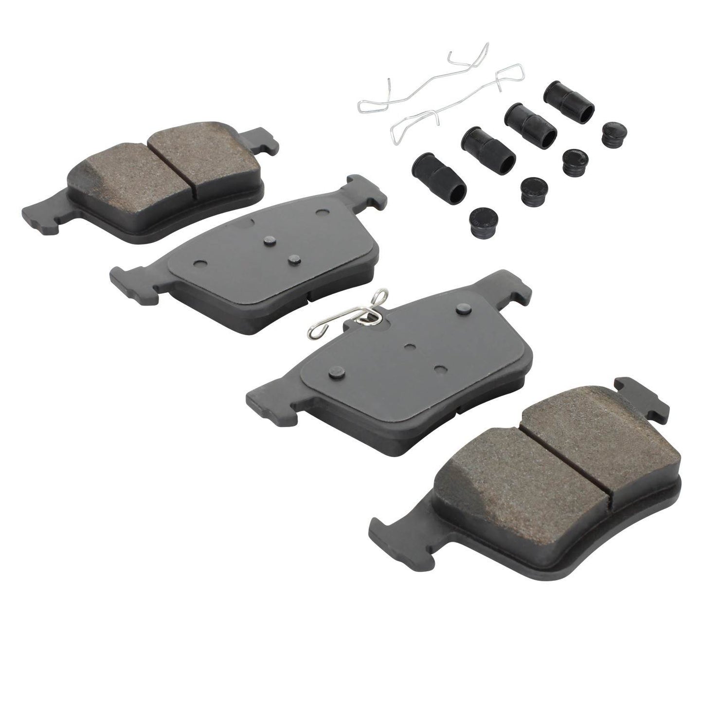 Angle View of Rear Disc Brake Pad Set MPA 1003-1761M