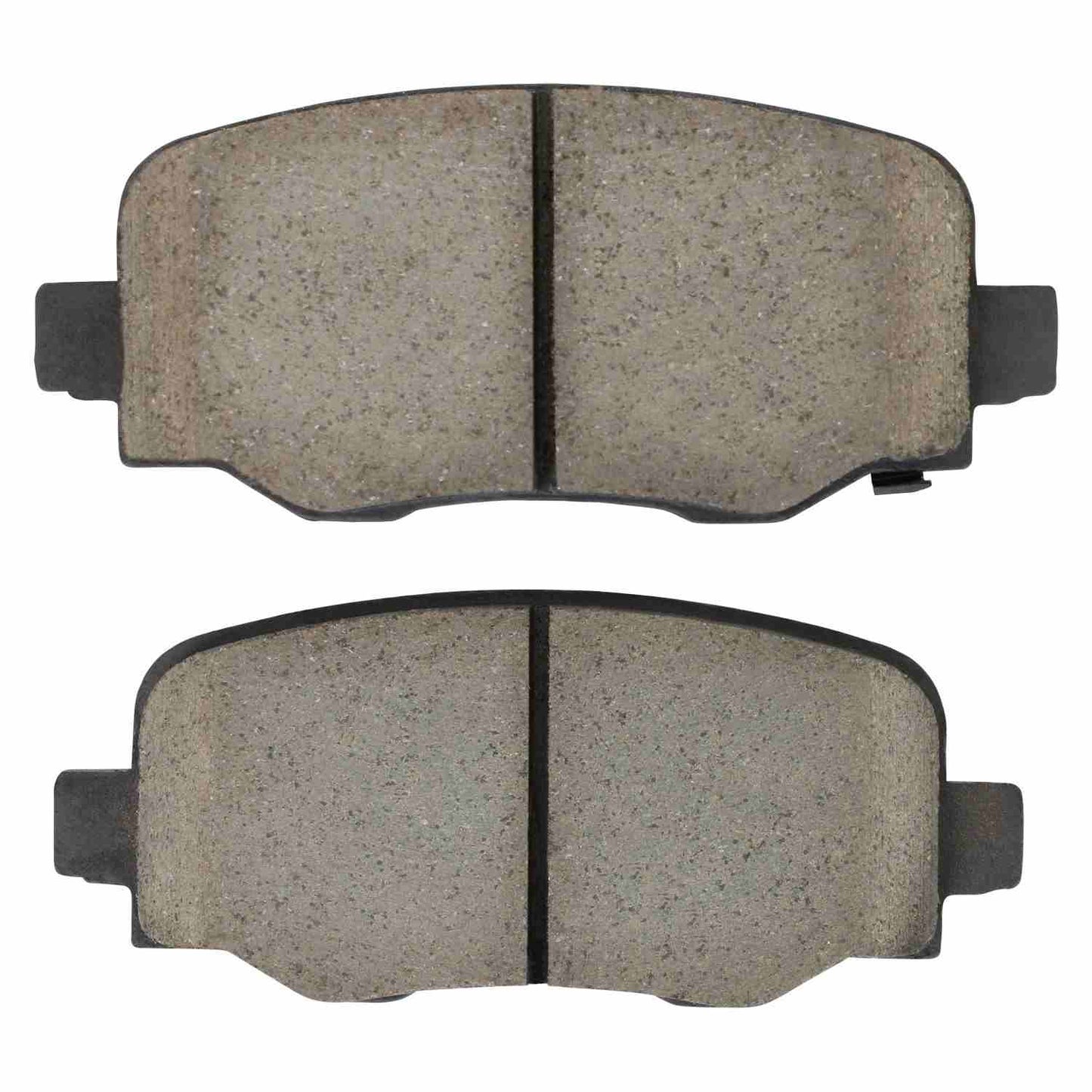 Front View of Rear Disc Brake Pad Set MPA 1003-1809C