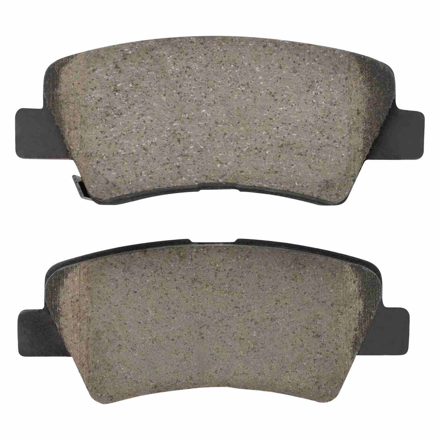 Front View of Rear Disc Brake Pad Set MPA 1003-1812C