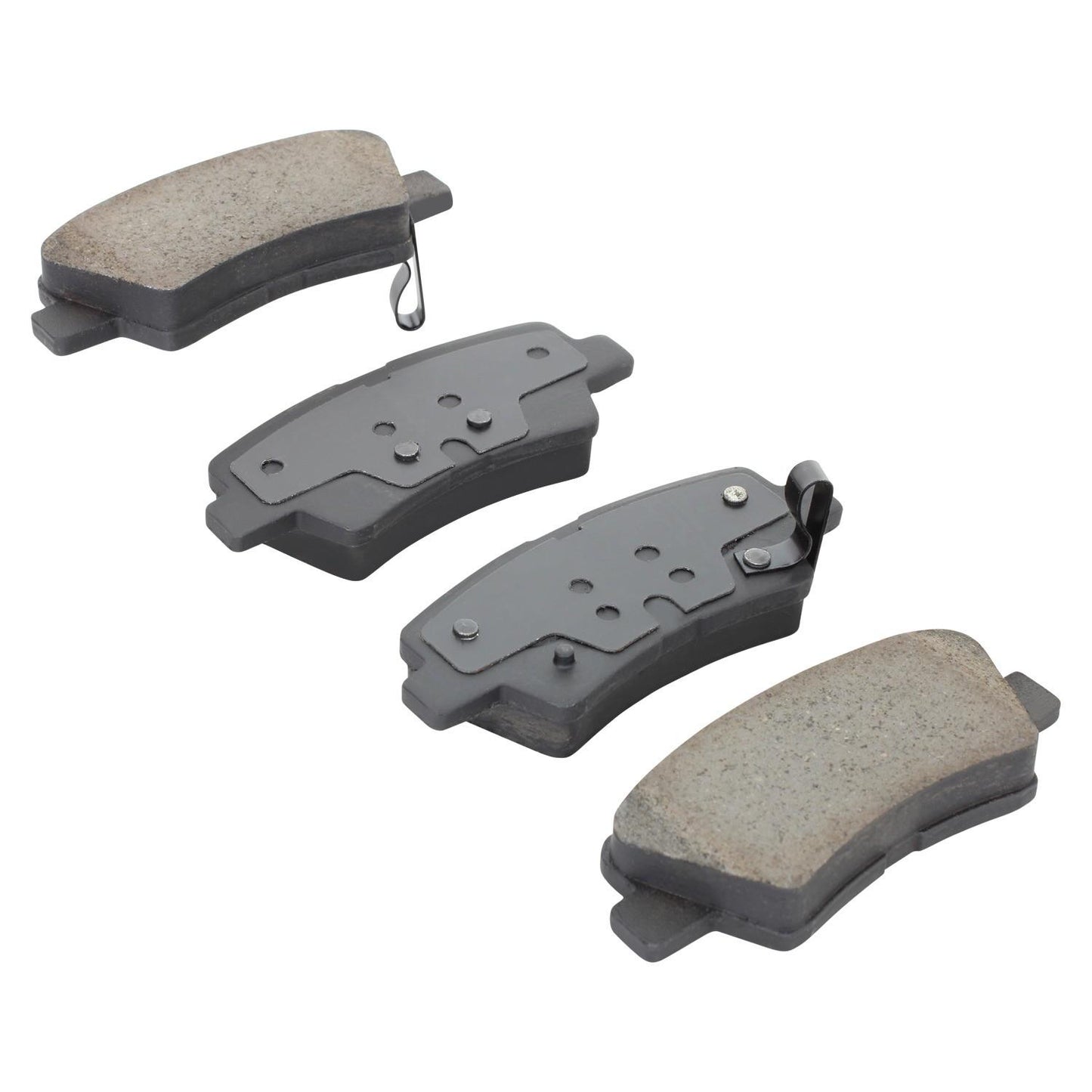 Angle View of Rear Disc Brake Pad Set MPA 1003-1848C