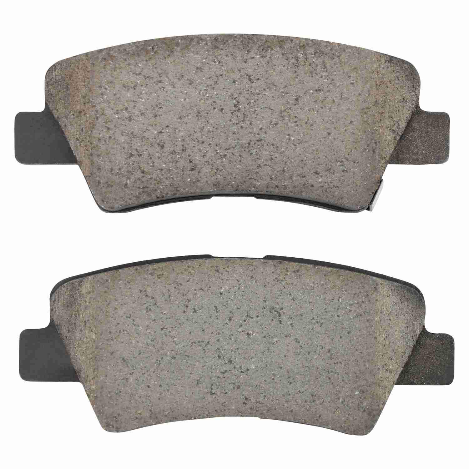 Front View of Rear Disc Brake Pad Set MPA 1003-1848C