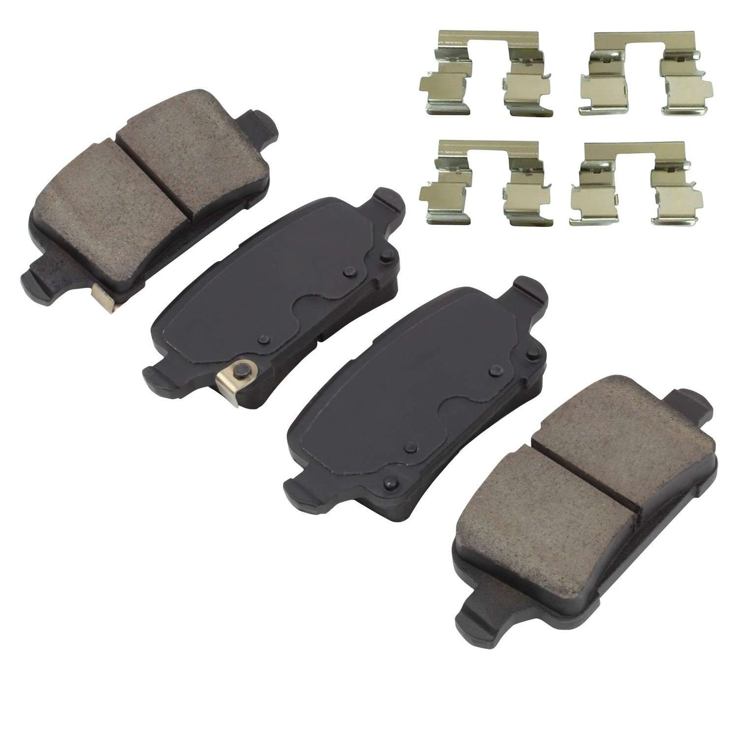 Angle View of Rear Disc Brake Pad Set MPA 1003-1857C